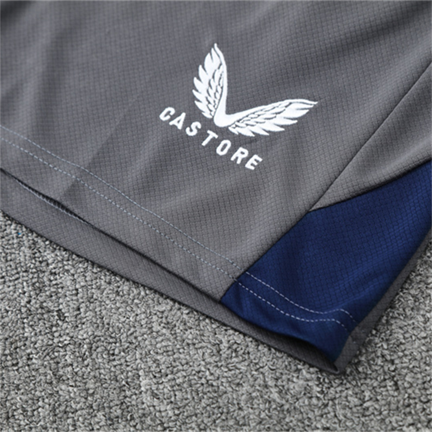 TKH-turbokithub-Feyenoord 25-26 Short-Sleeve Training Set - Dark Gray Top & Dark Gray Shorts