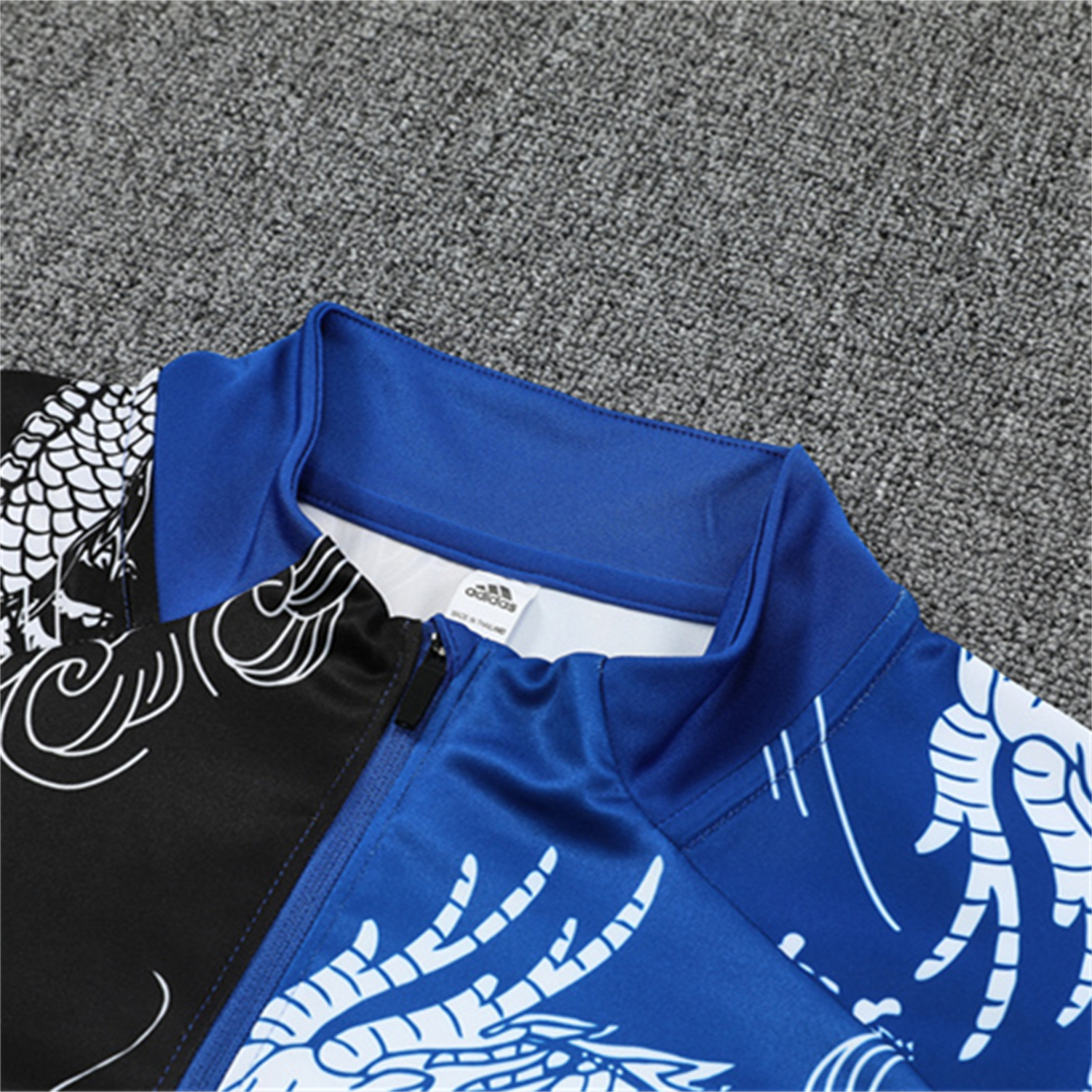 TKH-turbokithub-Real Madrid 25-26 Long Sleeve Training Set - White Loong Black Blue Top and Black Pants