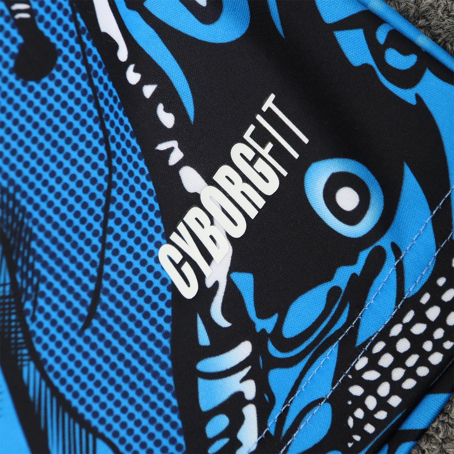 TKH-turbokithub-Napoli 25-26 Vest Training Set - Blue Mecha Vest & Black Shorts