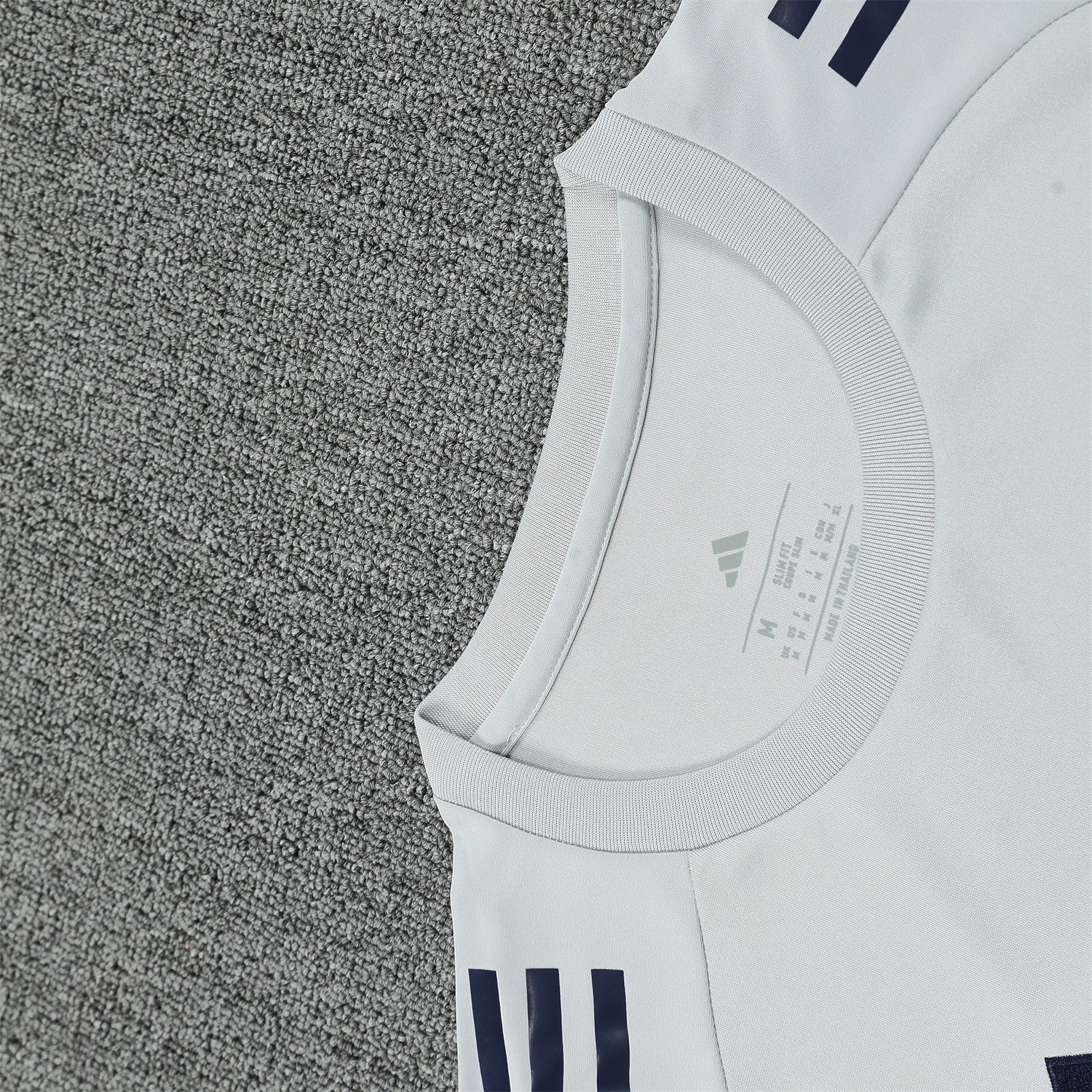 TKH-turbokithub-Arsenal 25-26 Short-Sleeve Training Set - Grey Top & Deep Blue Shorts