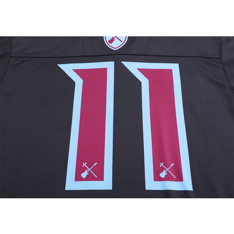 TKH-turbokithub-Iron Maiden x West Ham Black Special Edition Jersey - with 11 print