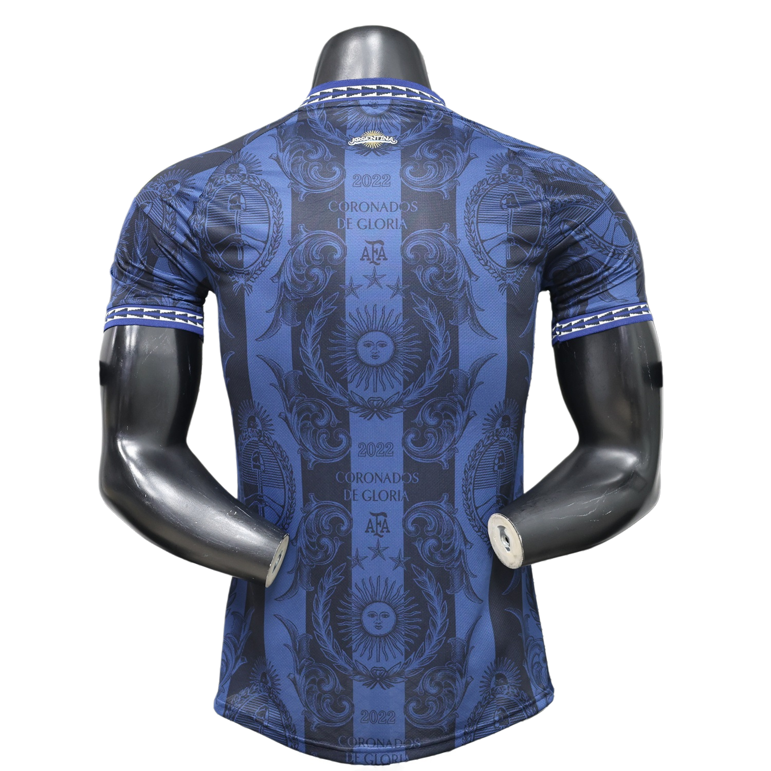 TKH-turbokithub-Argentina 2026 Dark Blue And Black Pattern Sun Special Edition Jersey - Player Version