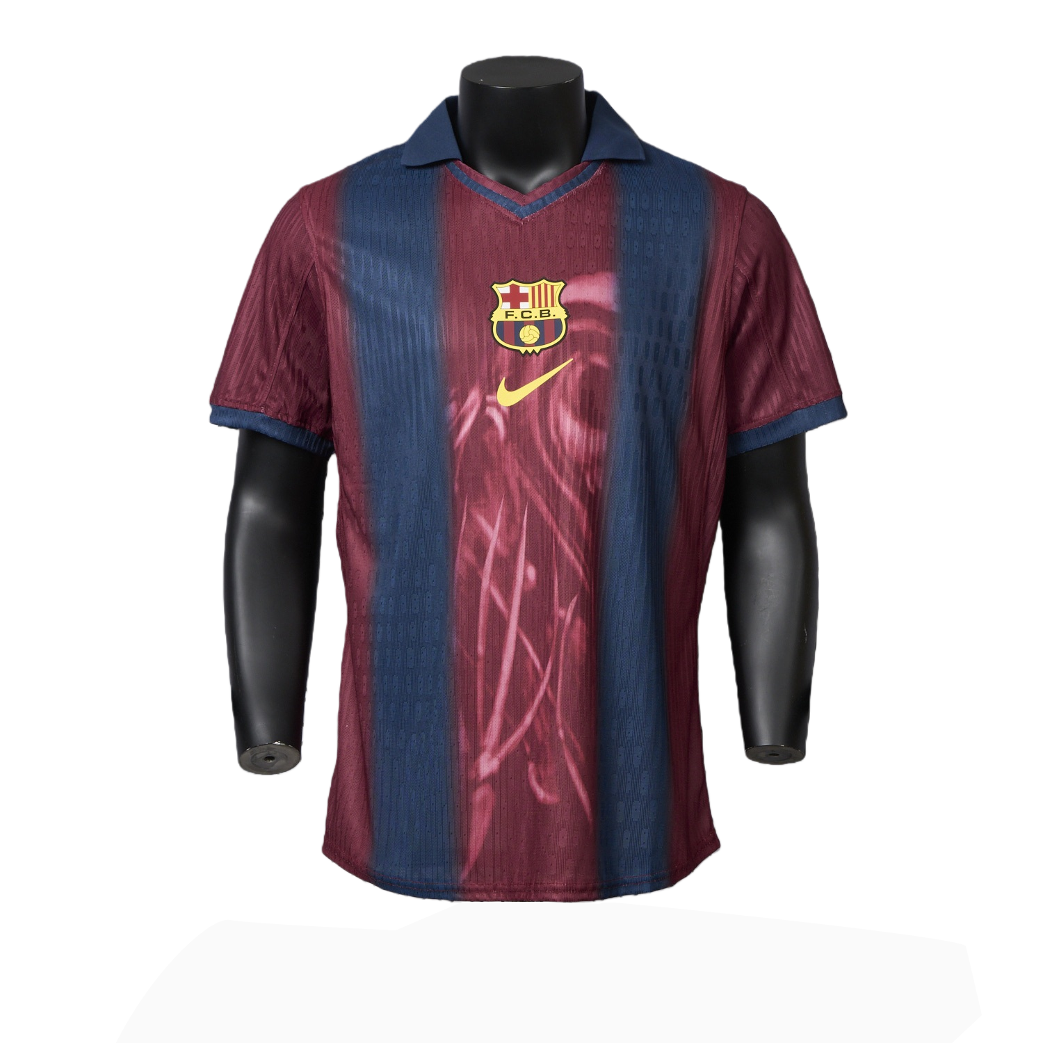 TKH-turbokithub-Barcelona x Travis Scott 2000-01 Home Retro Style Skeleton Jersey - Player Version