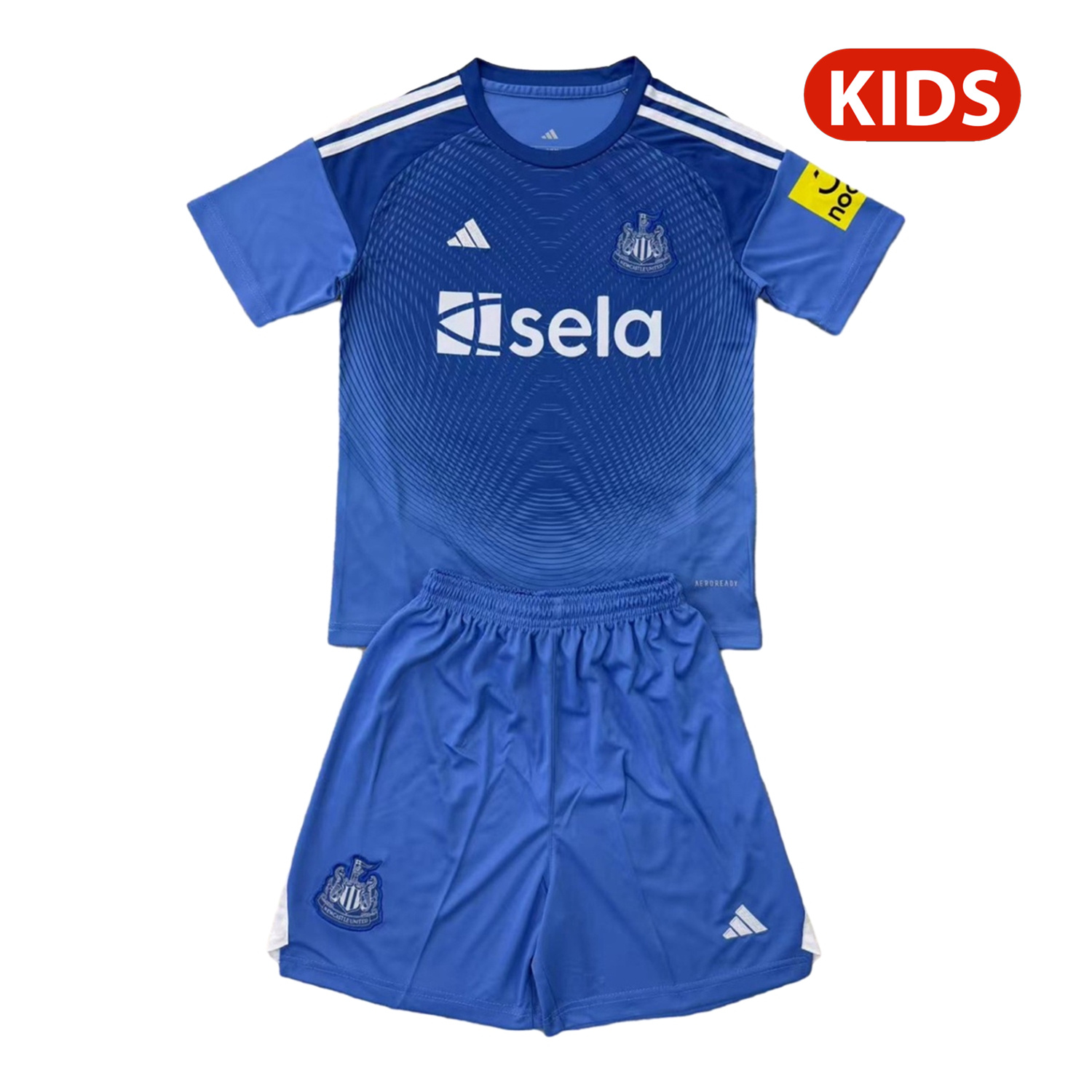 TKH-turbokithub-Newcastle United 25-26 Blue Goalkeeper Kids Kit