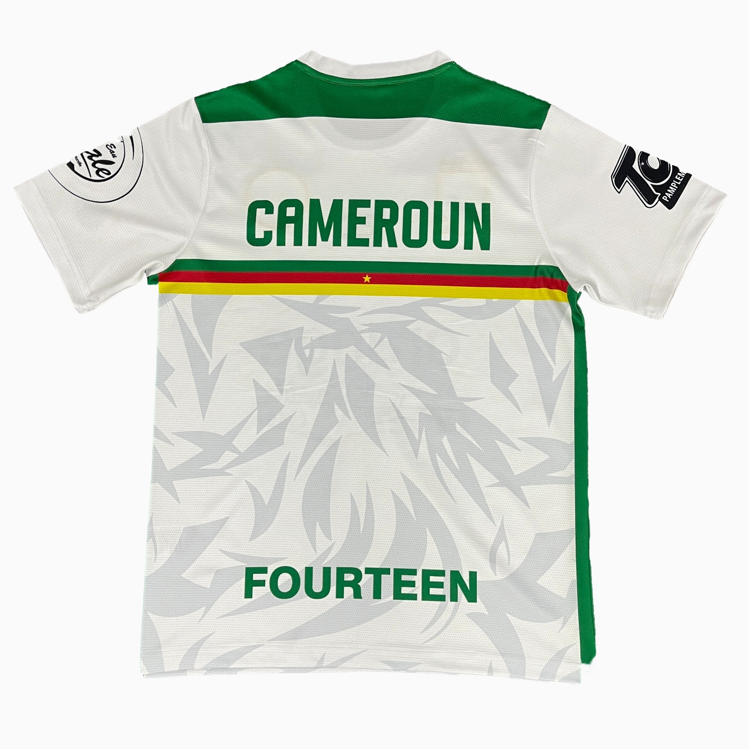 TKH-turbokithub-Cameroon 25-26 White Green Training Jersey - Fans Version