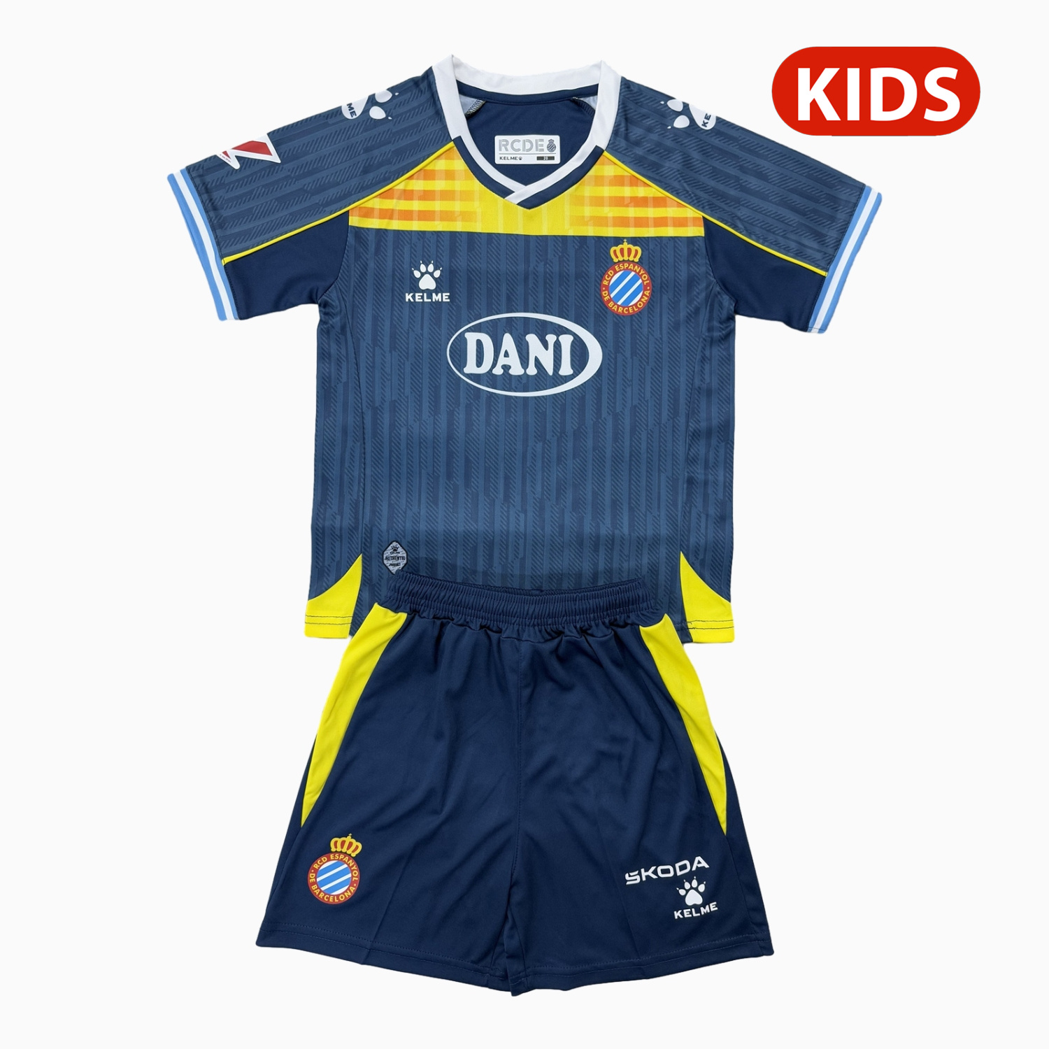 TKH-turbokithub-RCD Espanyol 25-26 Third Kids Kit