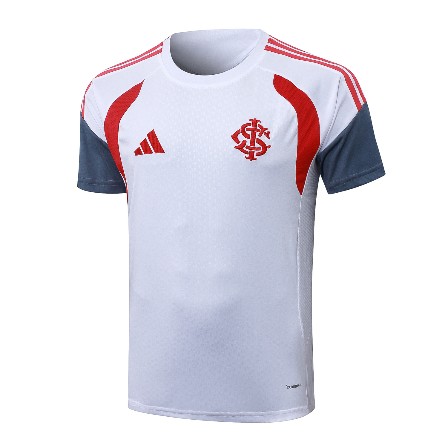 TKH-turbokithub-SC Internacional 2026 Short-Sleeve Training Set - White Top and Red Shorts