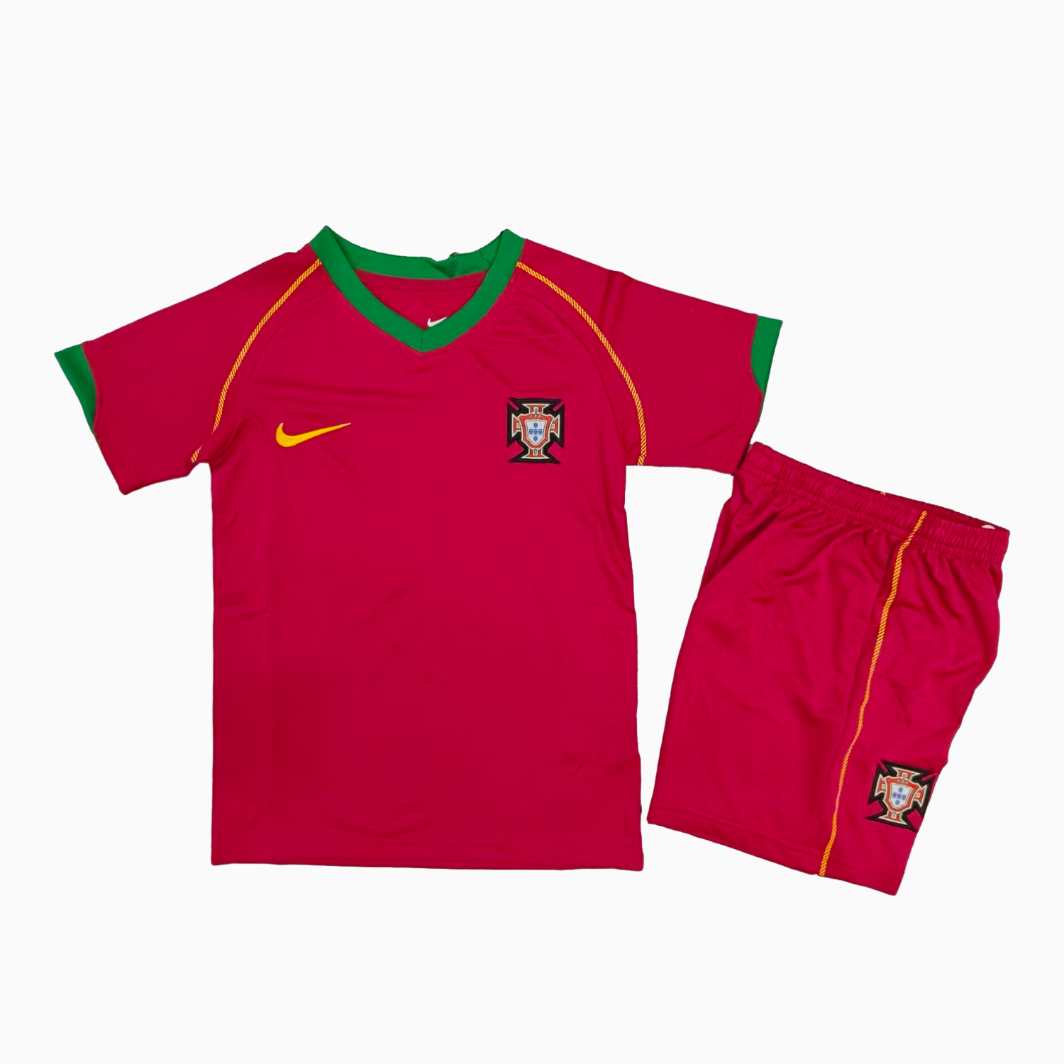 TKH-turbokithub-Retro Portugal 2006 Home Kids Kit