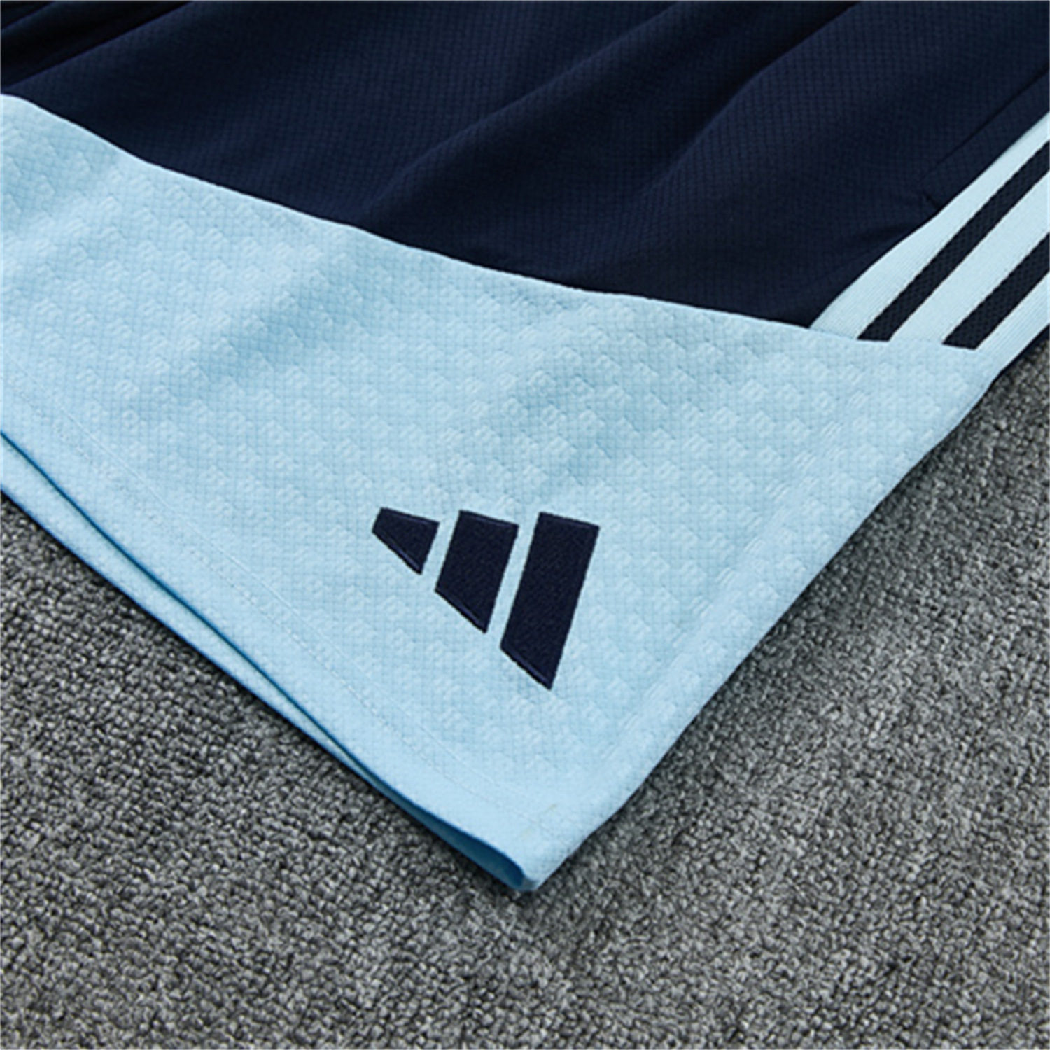 TKH-turbokithub-Argentina 2026 Short-Sleeve Training Set - Blue Rays Top and Blue Shorts