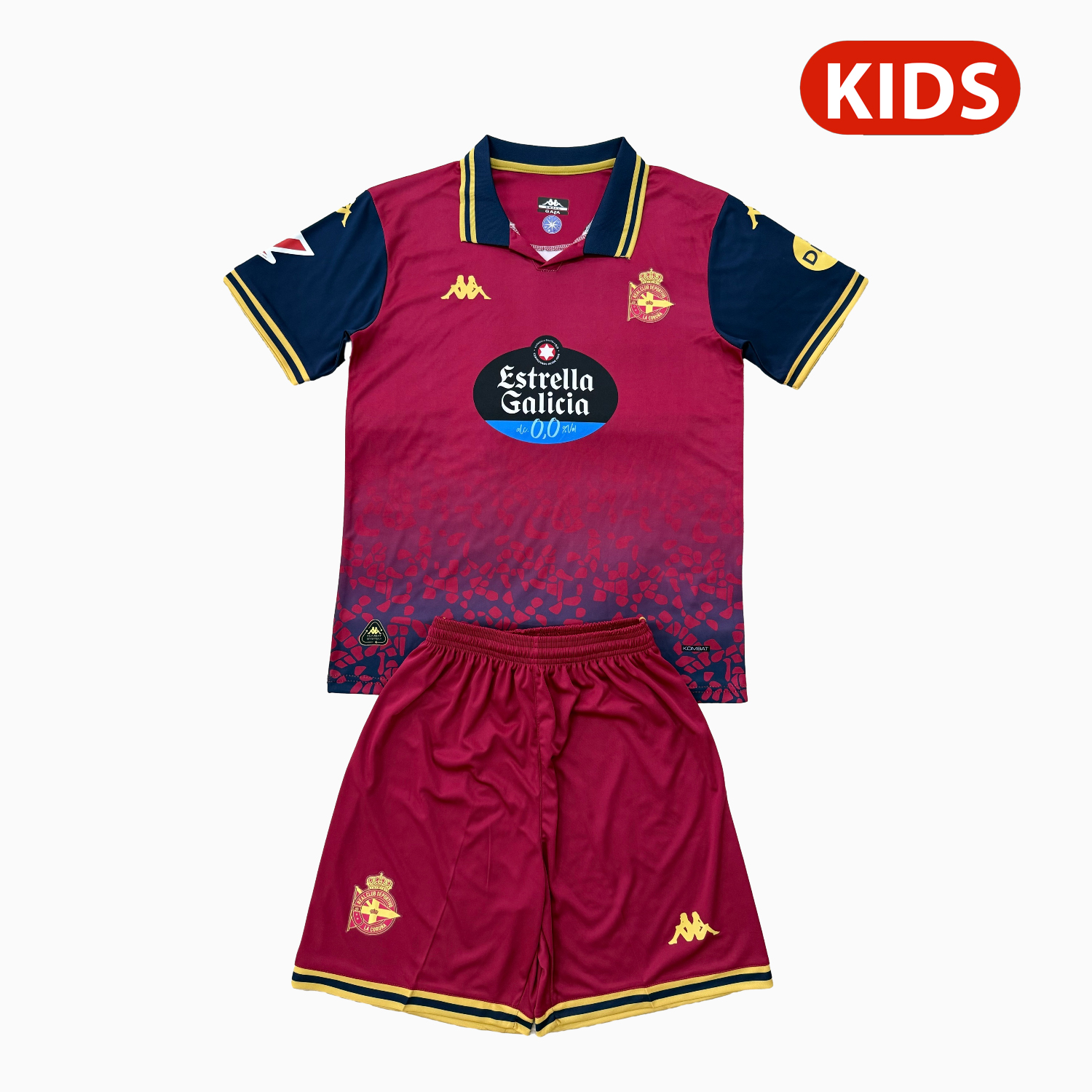 TKH-turbokithub-Deportivo de La Coruña 25-26 Away Kids Kit