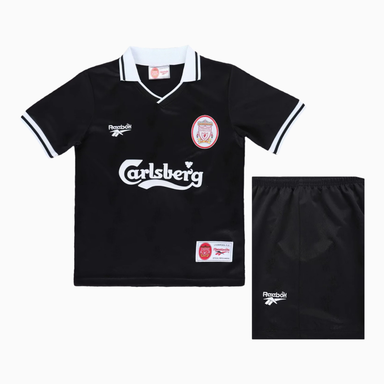TKH-turbokithub-Retro Liver.pool 1996-97 Black Special Kids Kit