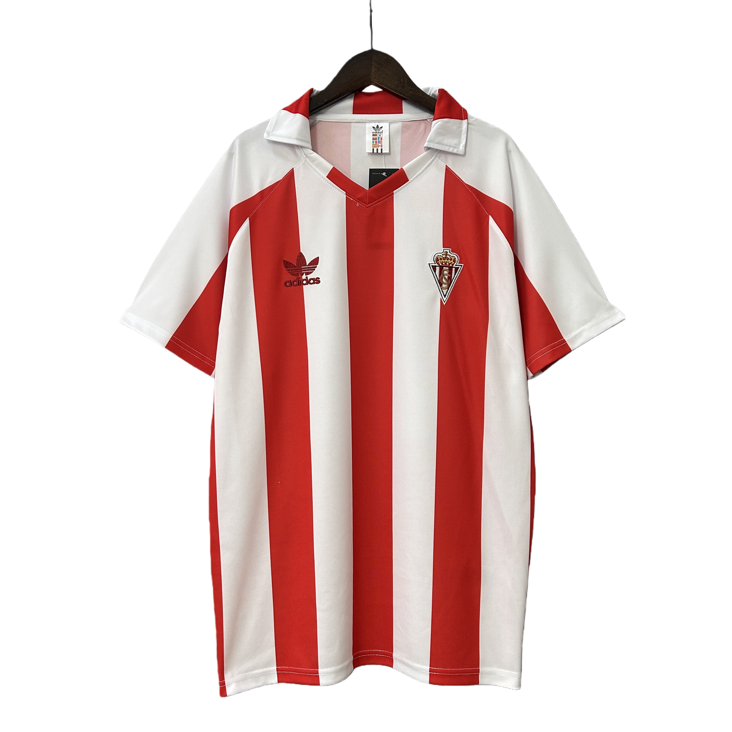 TKH-turbokithub-Retro Sporting Gijon 1986-87 Home Jersey