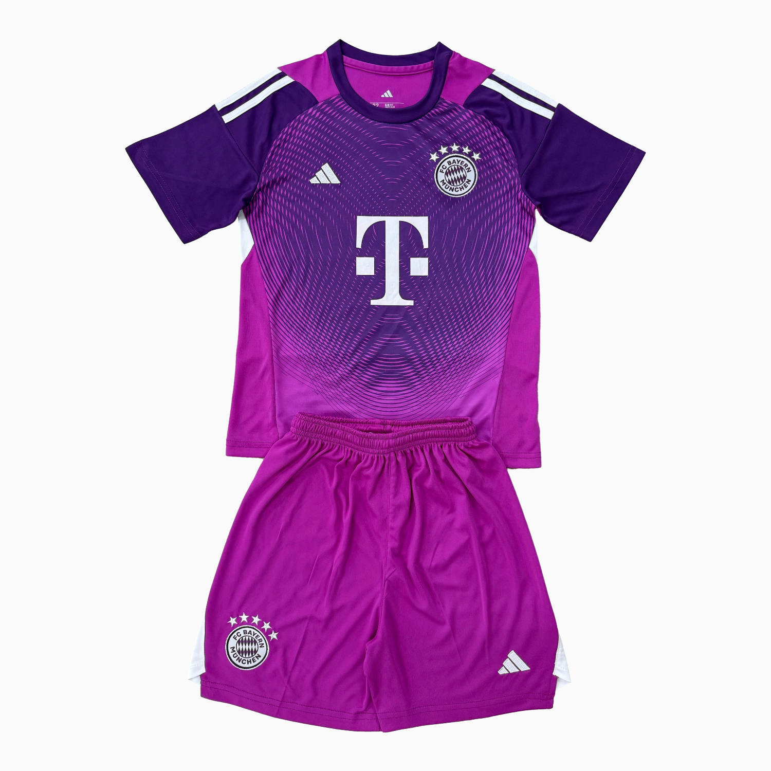 TKH-turbokithub-Bayern Munich 25-26 Pueple Goalkeeper Kids Kit