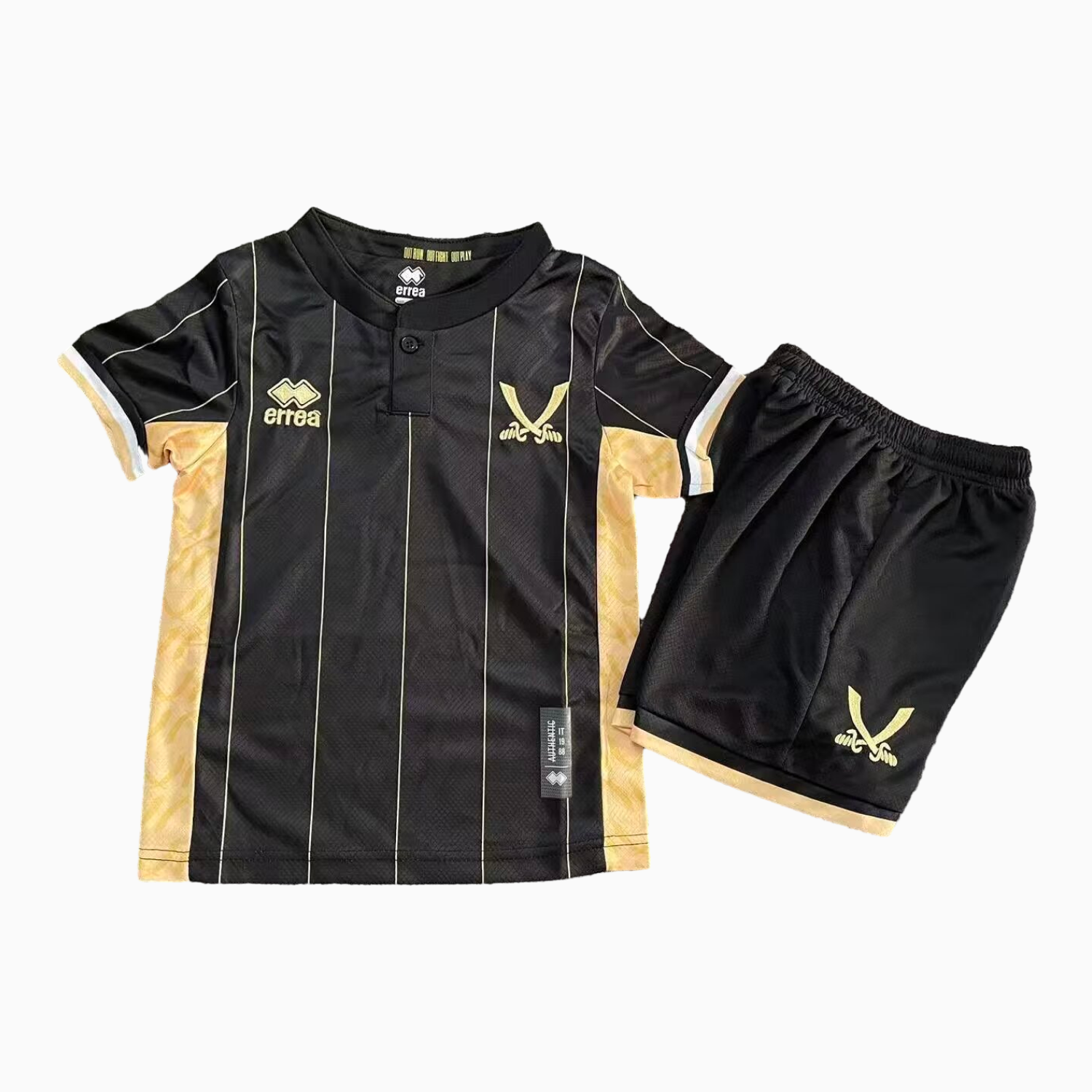 TKH-turbokithub-Sheffield United 25-26 Black Goalkeeper Kids Kit