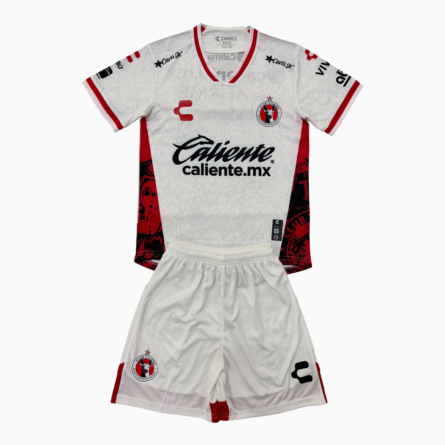 TKH-turbokithub-Club Tijuana 25-26 Away Men's Adult Jersey Set - Fans Version