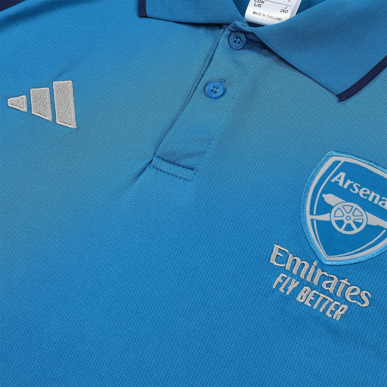 TKH-turbokithub-Arsenal 25-26 POLO Short-Sleeve Training Set - Royal Blue Top and Deep Blue Pants