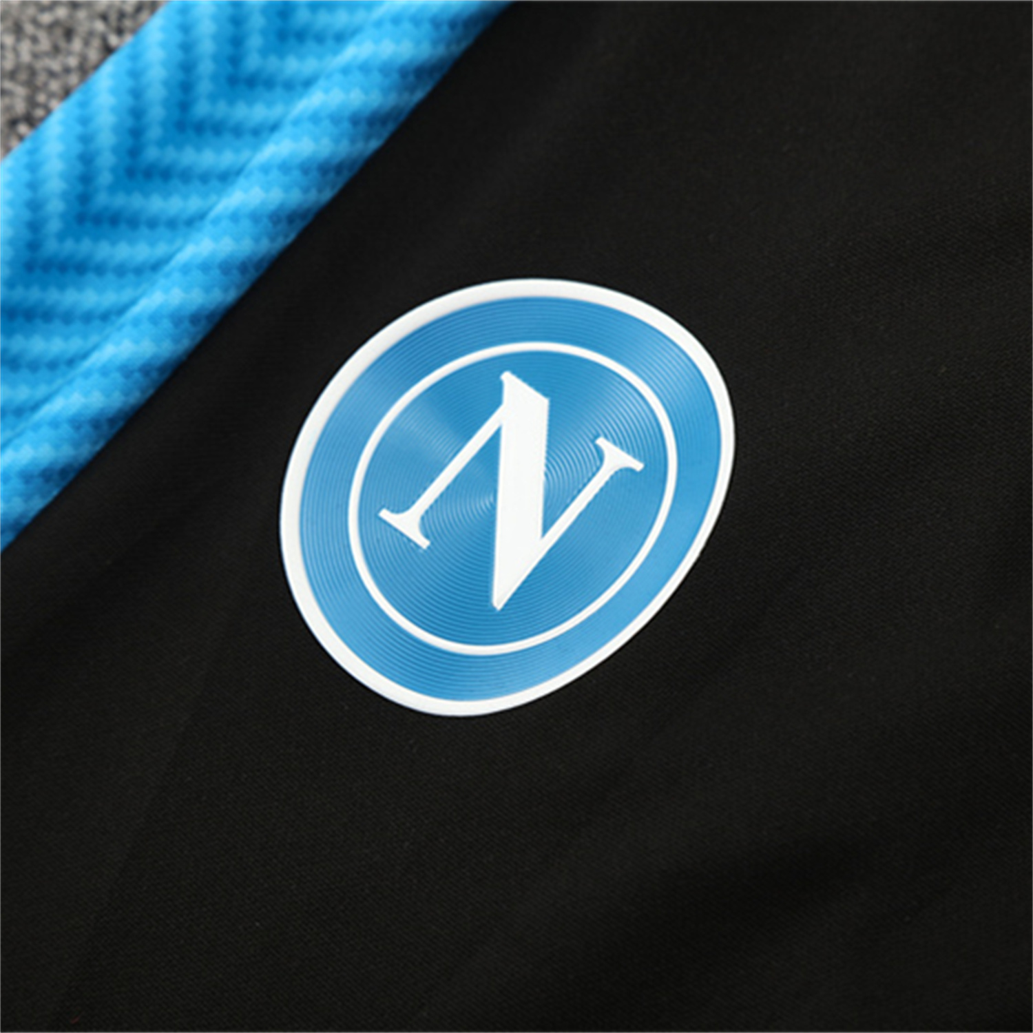 TKH-turbokithub-Napoli 25-26 Long Sleeve Training Set - Blue Mecha Top & Black Pants