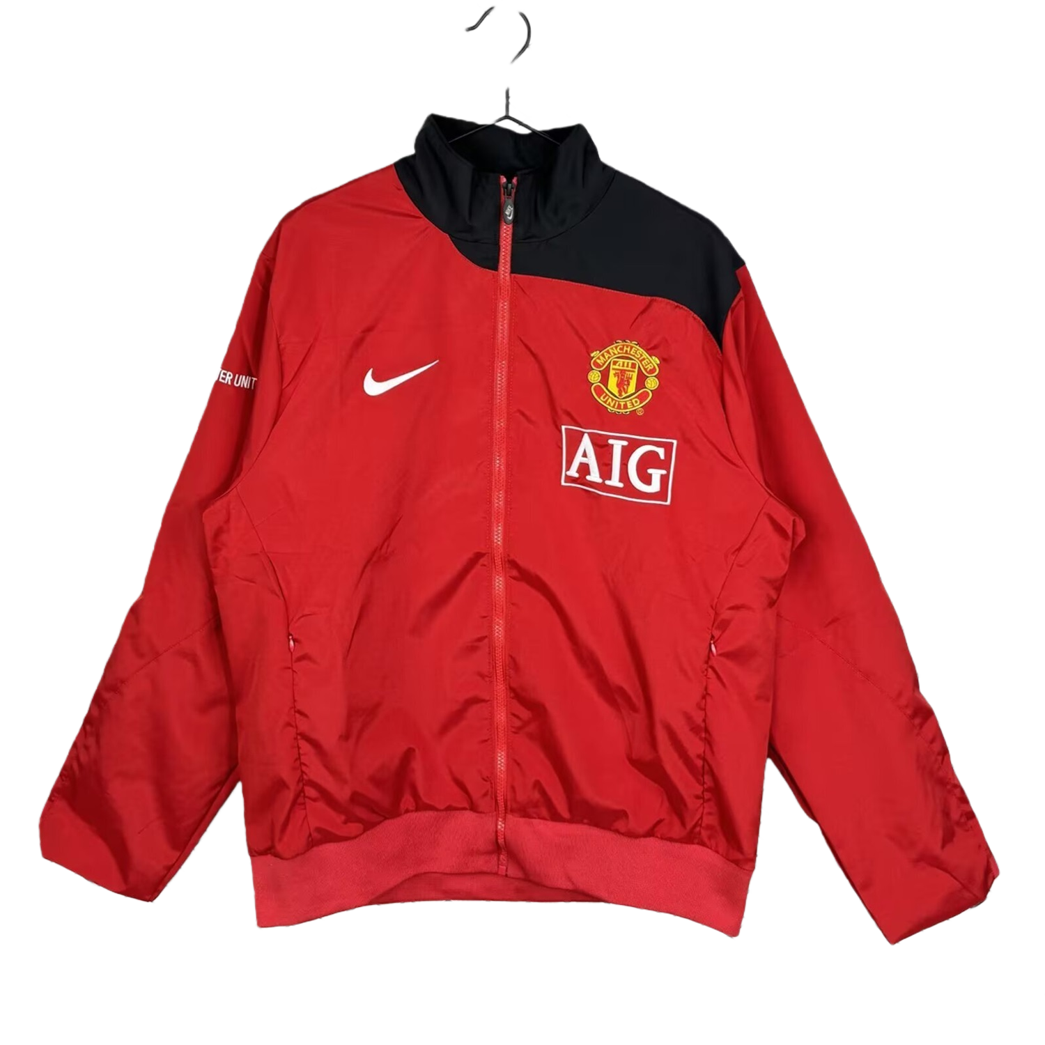TKH-turbokithub-Retro Manchester United 2007-08 Red Windbreaker Jacket