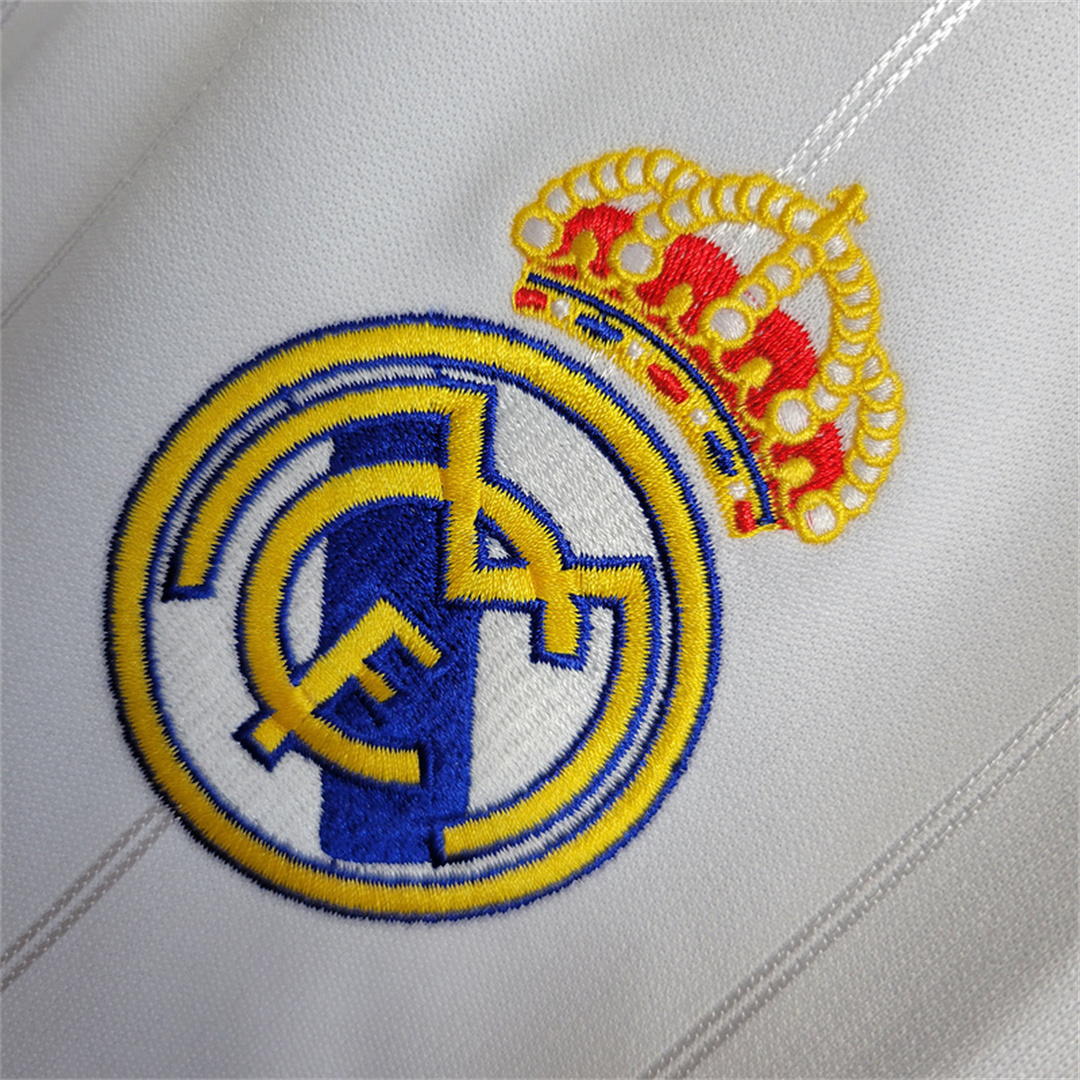 TKH-turbokithub-Retro Real Madrid 12-13 Home Long Sleeve Jersey