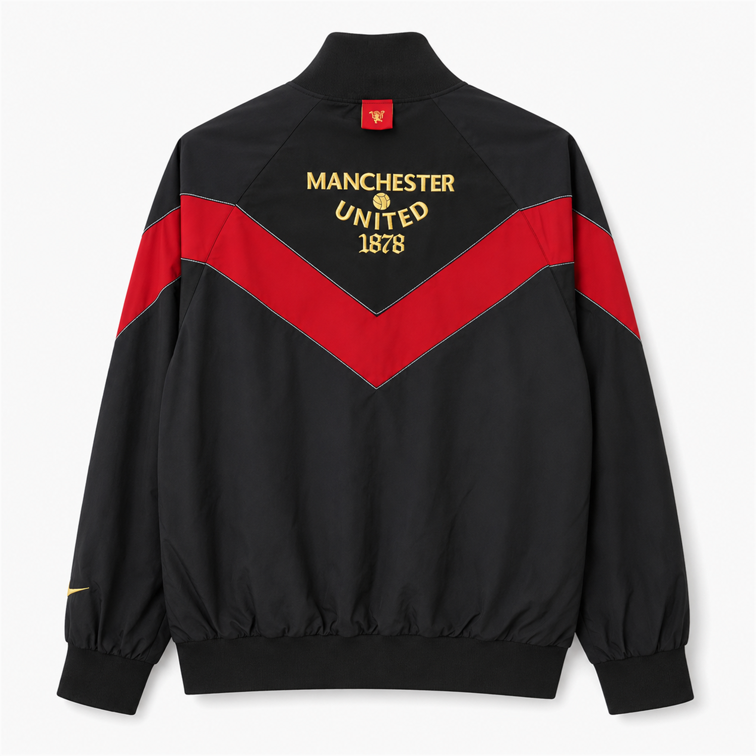 TKH-turbokithub-Retro Manchester United 2006-07 Windbreaker Jacket - Black Red