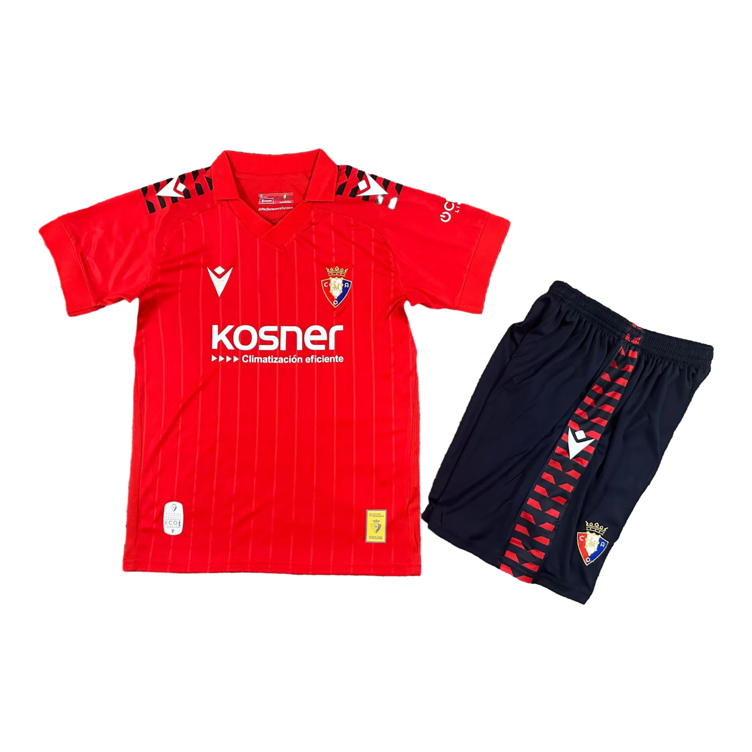 TKH-turbokithub-Osasuna 25-26 Home Kids Kit