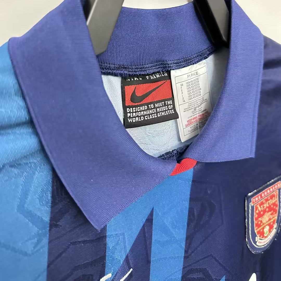 TKH-turbokithub-Retro Arsenal 95-96 Away Long Sleeve Jersey