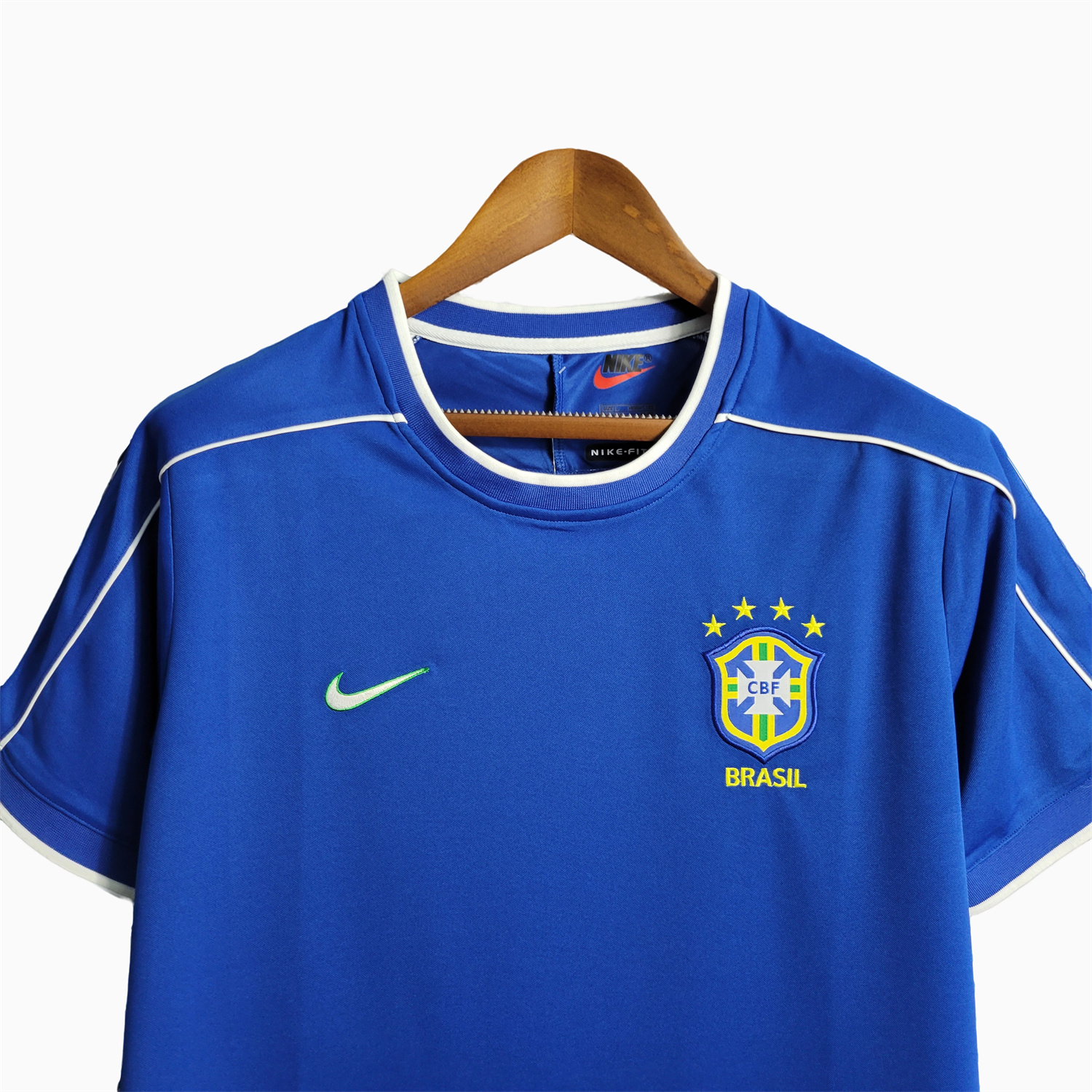TKH-turbokithub-Retro Brazil 1998 Away Stadium Jersey