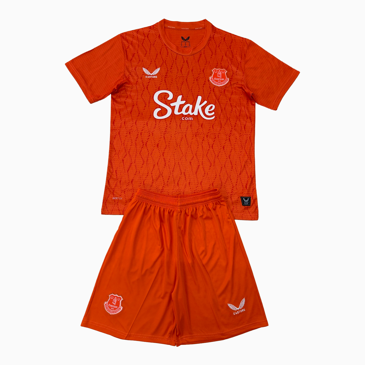 TKH-turbokithub-Everton 25-26 Orange Goalkeeper Men's Adult Jersey Set - Fans Version