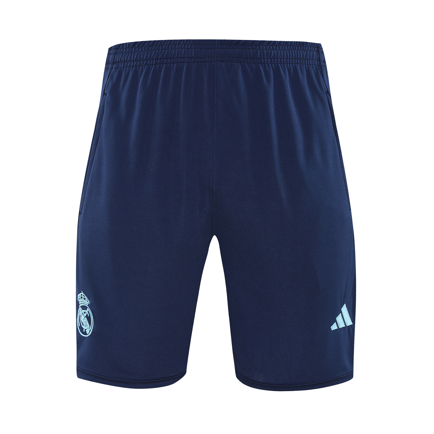 TKH-turbokithub-Real Madrid 25-26 Vest Training Set - Blue Water Pattern Top & Deep Blue Shorts