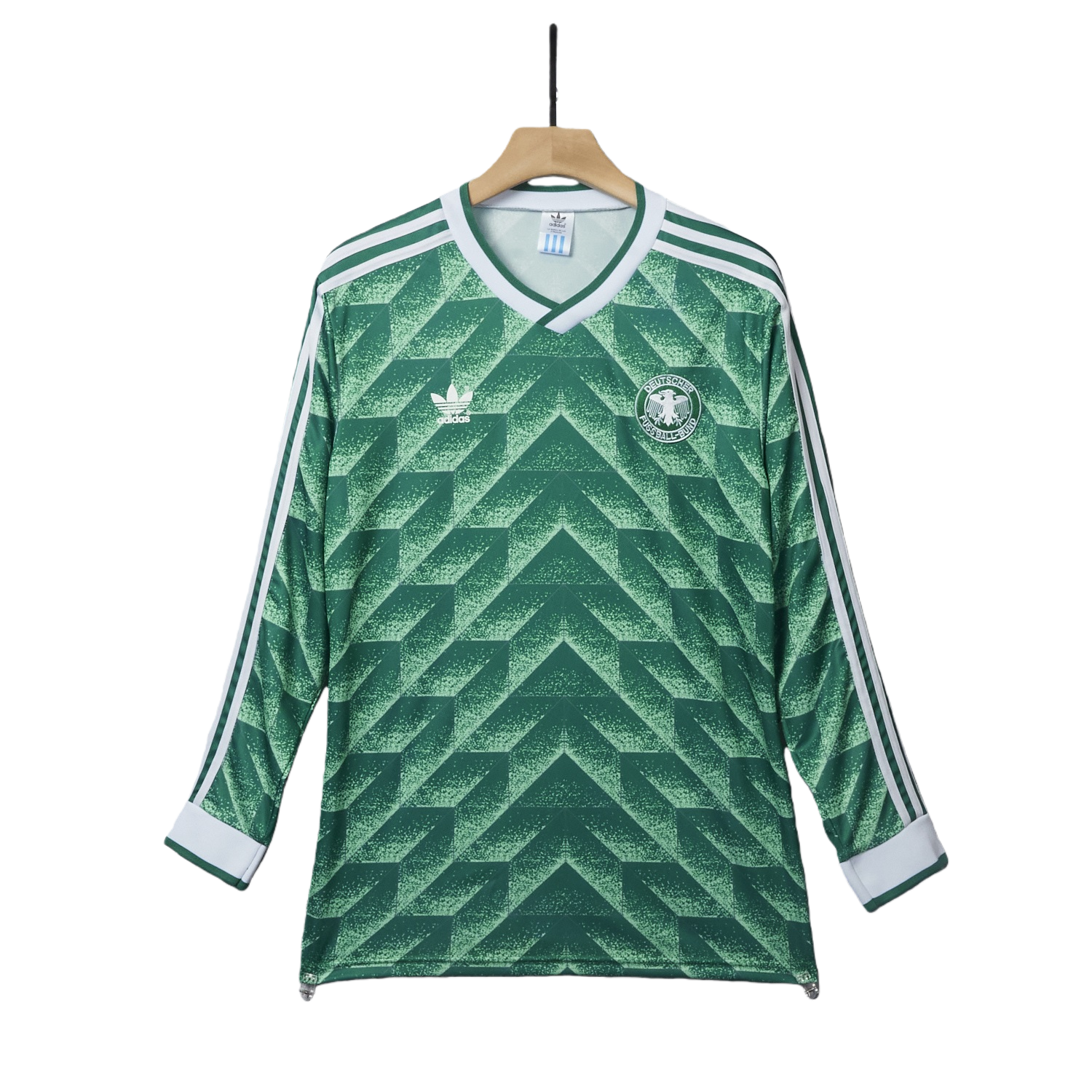 TKH-turbokithub-Retro Germany 1990 Away Long Sleeves Jersey
