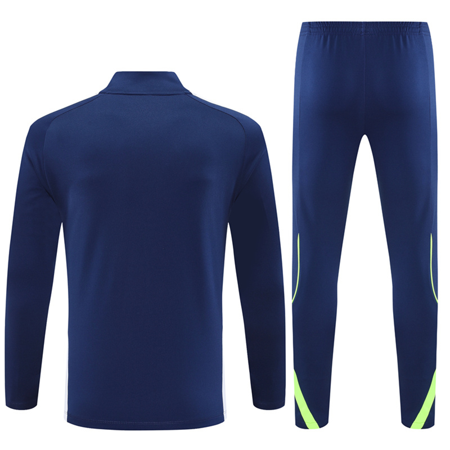TKH-turbokithub-Real Madrid 25-26 Kids Long Sleeve Training Set - Throwback Royal Blue Top and Pants
