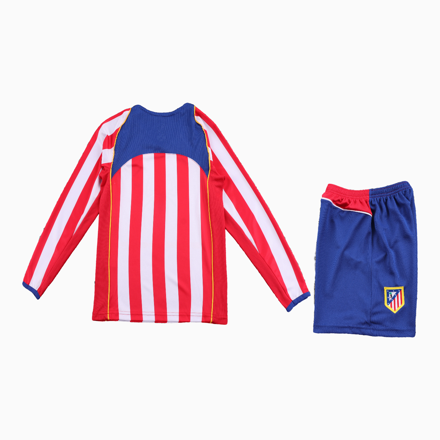 TKH-turbokithub-Retro Atletico Madrid 2004-05 Home S.p.i.d.e.r M.a.n Special Long Sleeves Kids Kit