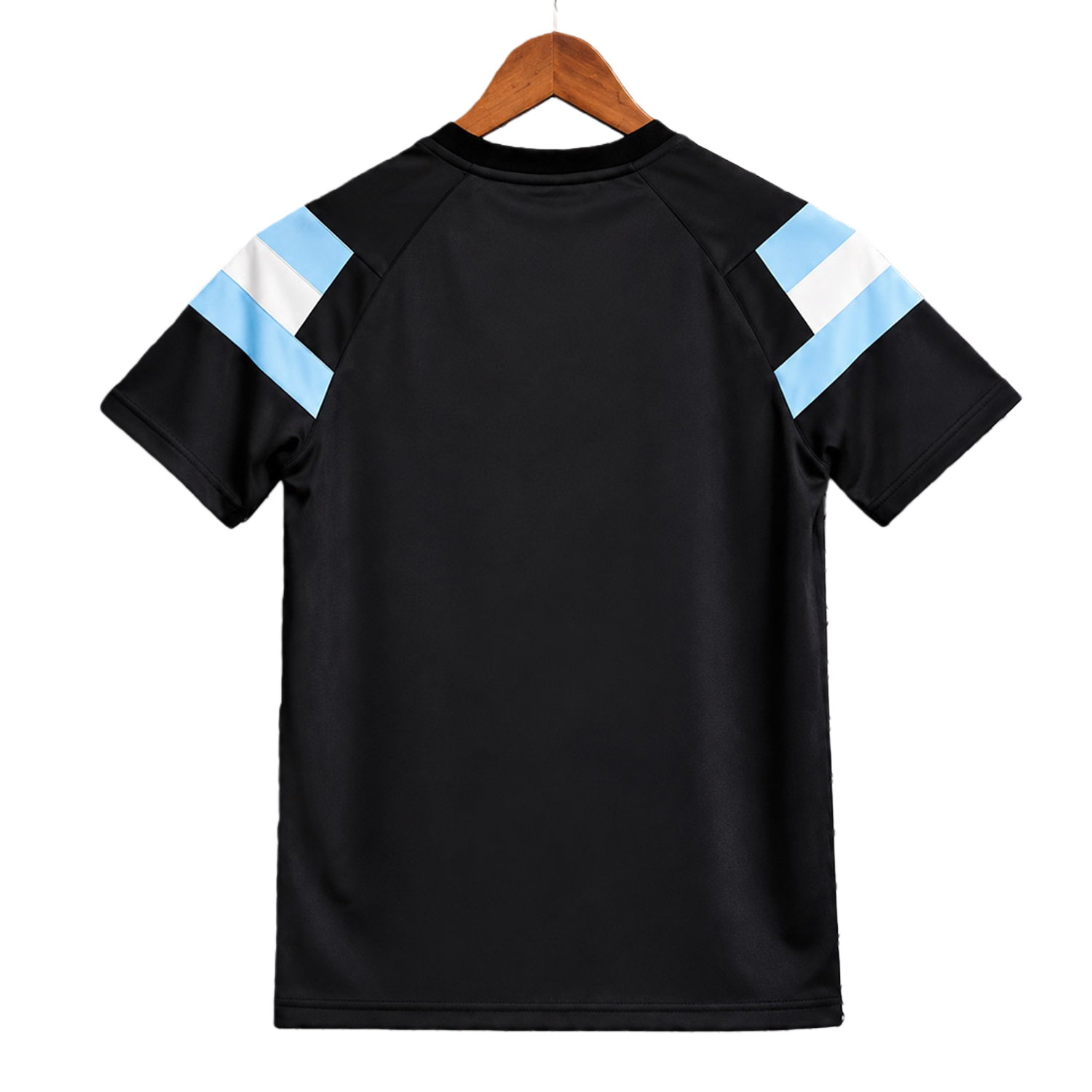 TKH-turbokithub-Argentina 2026 Black With Blue Stripes Training Jersey - Fans Version
