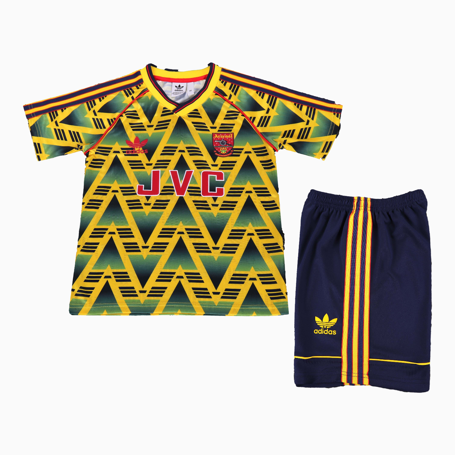 TKH-turbokithub-Retro Arsenal 1991-93 Away Kids Kit