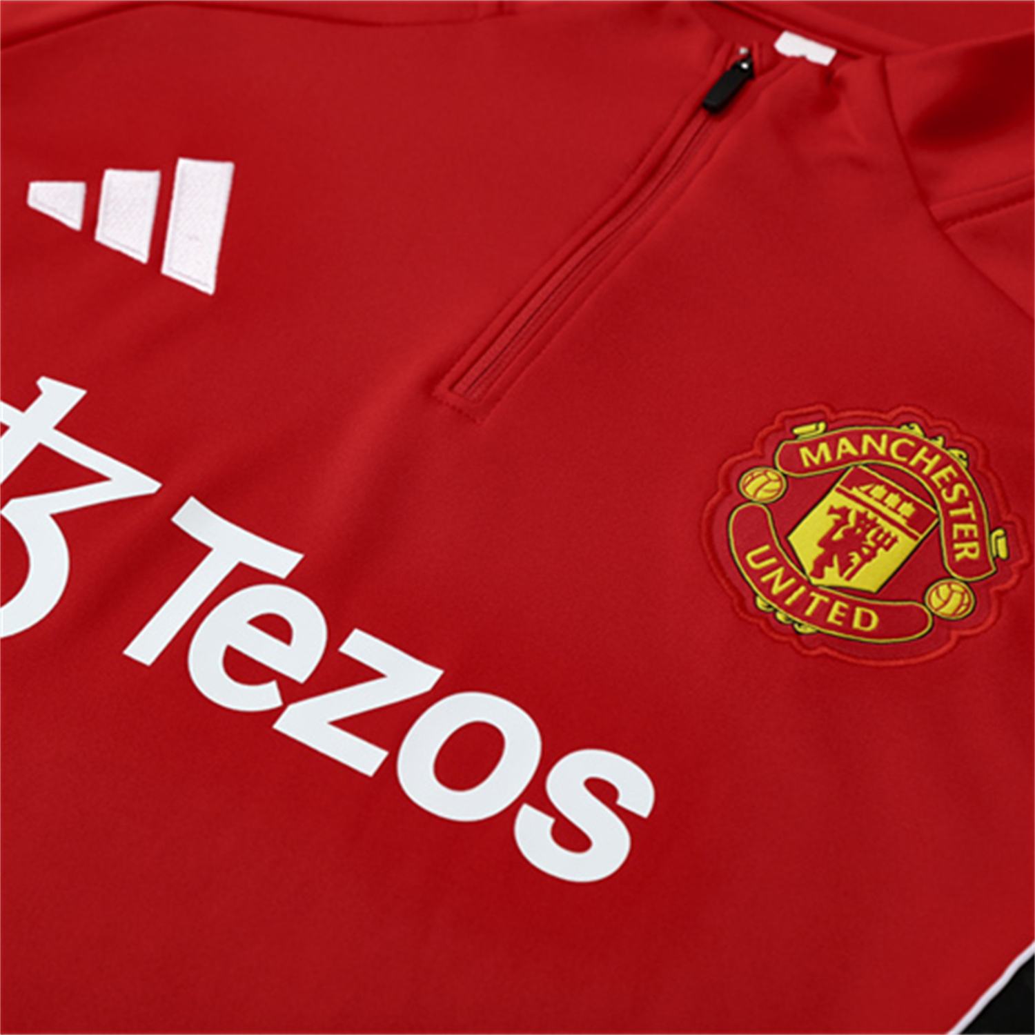 TKH-turbokithub-Manchester United 25-26 Kid Long Sleeves Training Set - Red Top & Black Pants