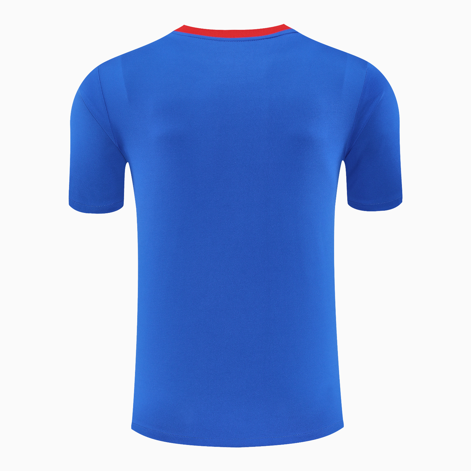 TKH-turbokithub-Paris Saint-Germain PSG 25-26 Short-Sleeve Training Set - Red And Blue Lines Top & Blue Shorts