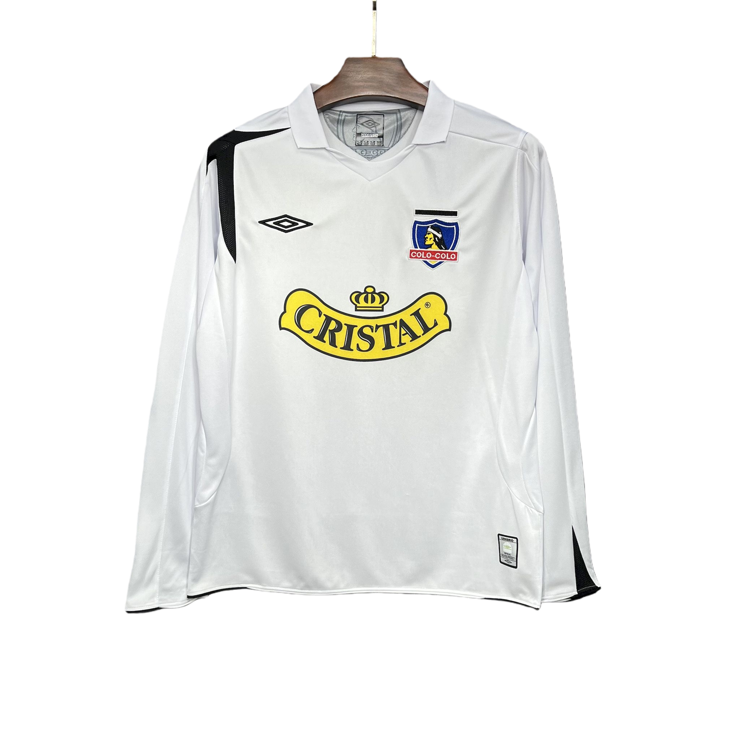 TKH-turbokithub-Retro Colo Colo 2006 Home Long Sleeve Jersey