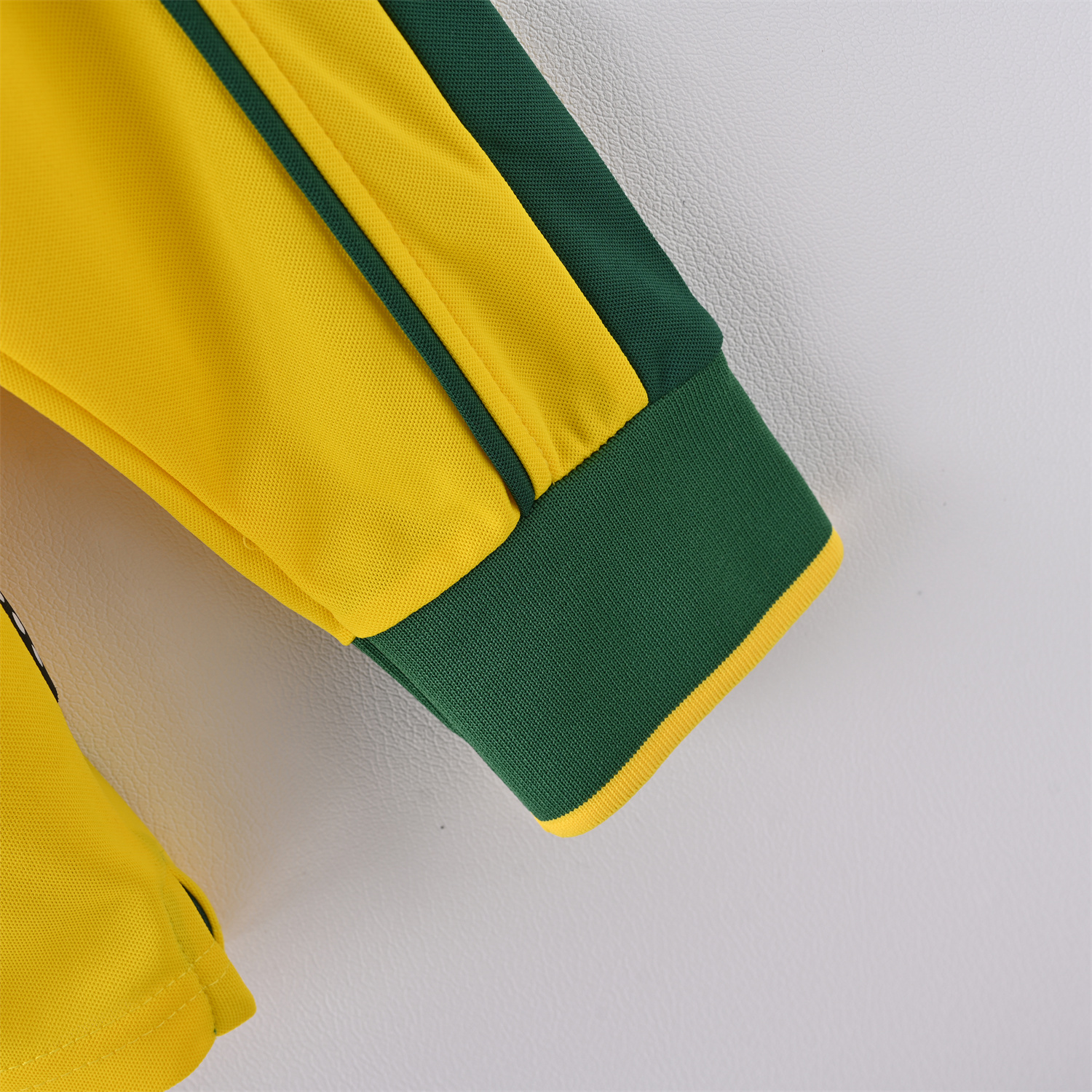 TKH-turbokithub-Retro Brazil 1998 Home Long Sleeves Jersey