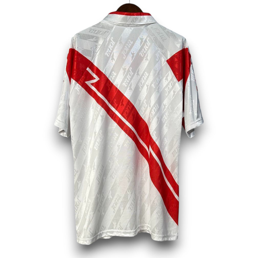 TKH-turbokithub-Retro Rayo Vallecano 1994-95 Home Jersey