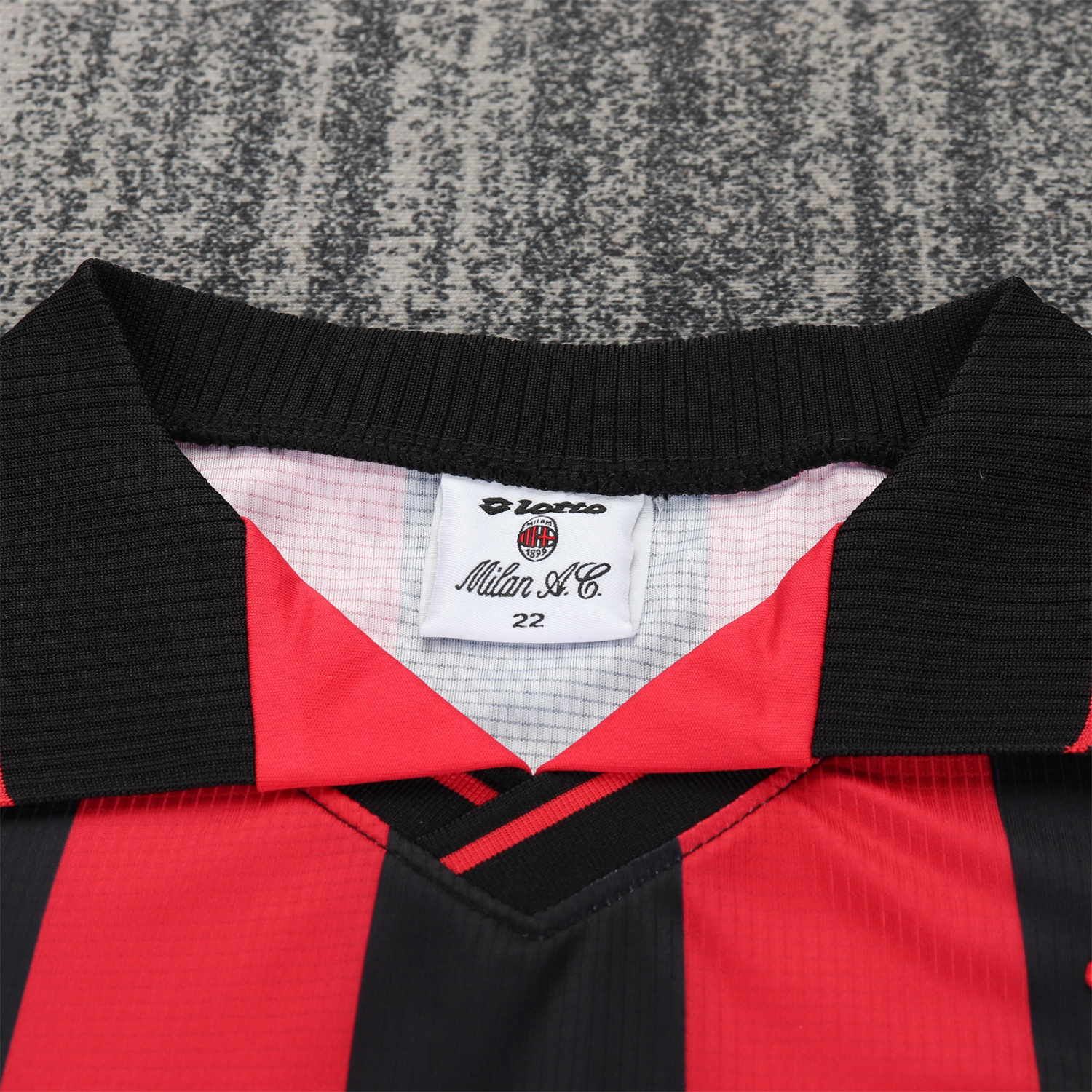 TKH-turbokithub-Retro AC Milan 1997-98 Home Kids Kit