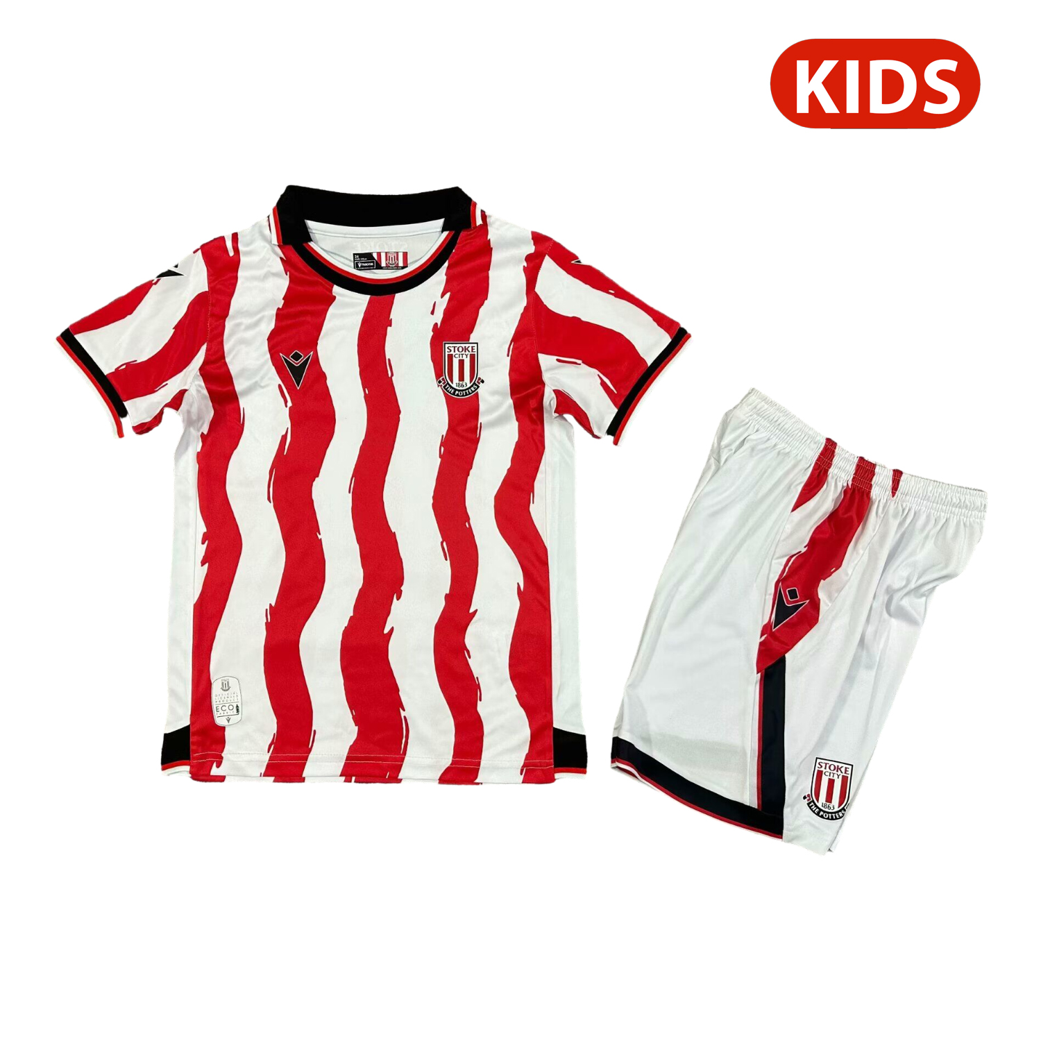 TKH-turbokithub-Stoke City 25-26 Home Kids Kit