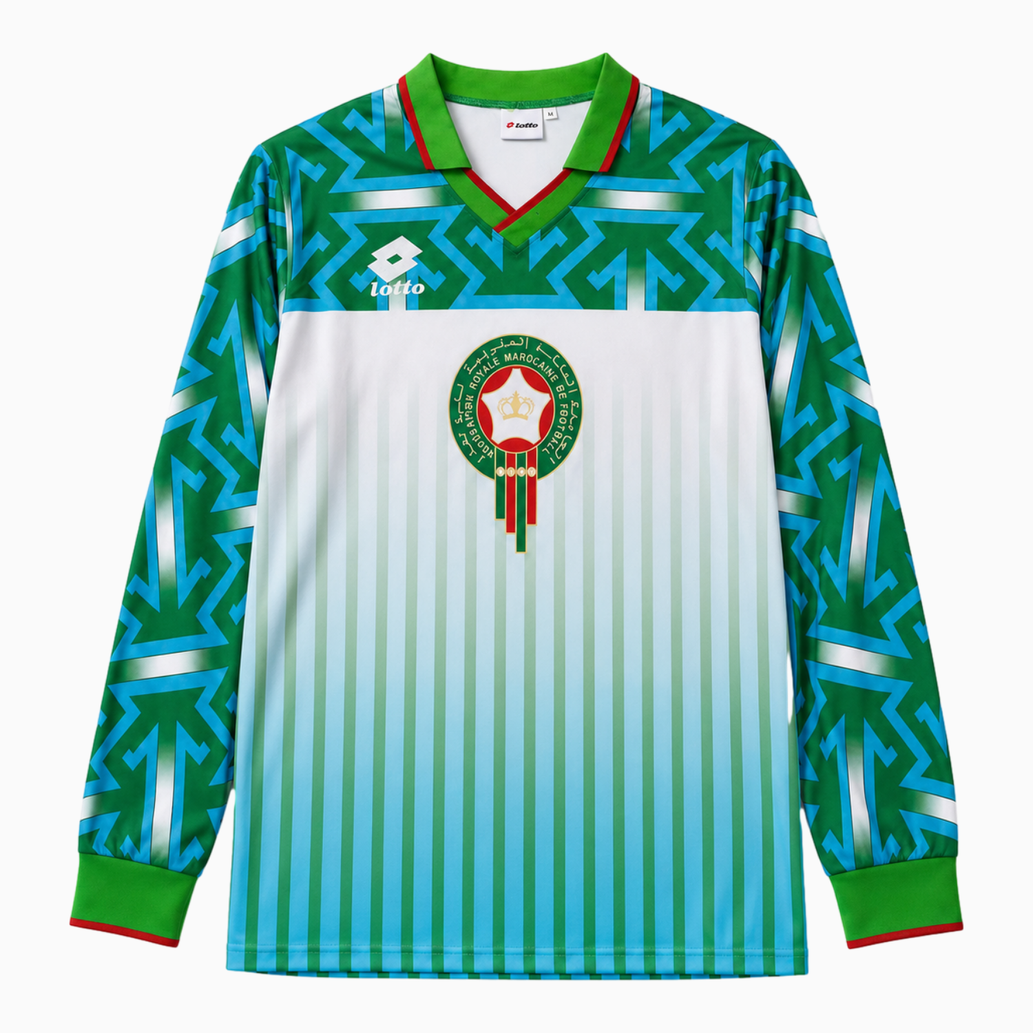 TKH-turbokithub-Retro Morocco 1994 Away Long Sleeves Jersey - Fans Version