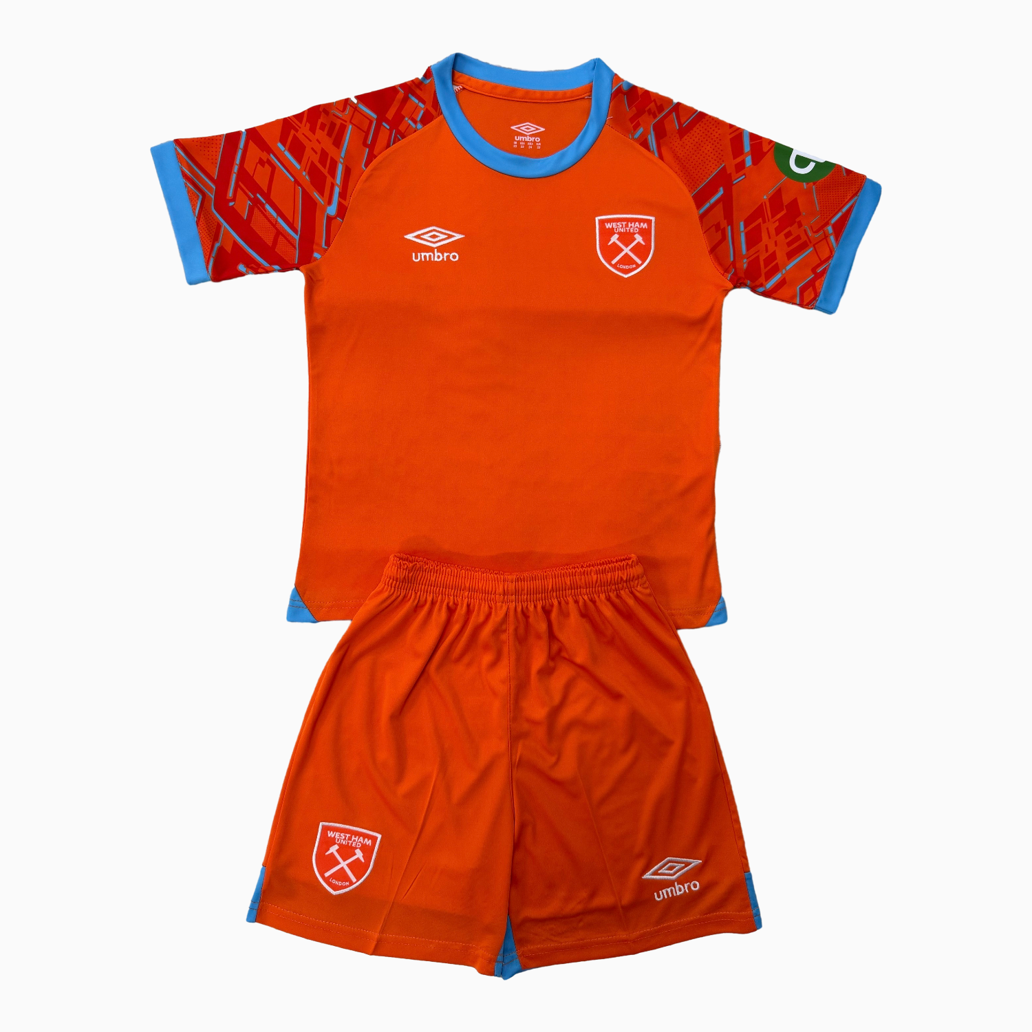 TKH-turbokithub-West Ham United 25-26 Orange Goalkeeper Kids Kit