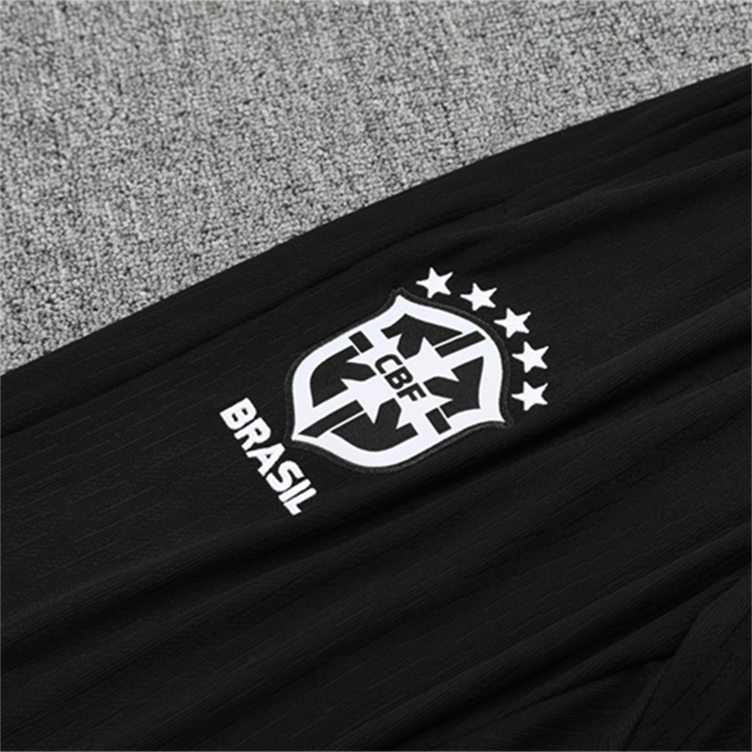TKH-turbokithub-Brazil 25-26 Kids Long Sleeve Training Set - Player Version - Black Top and Pants