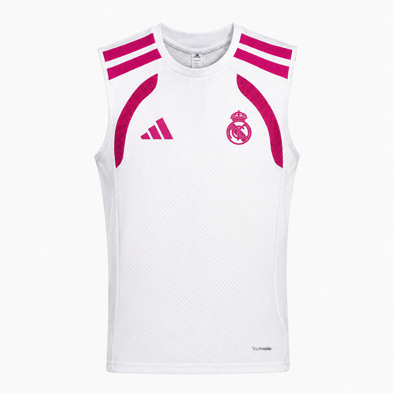 TKH-turbokithub-Real Madrid 26-27 White With Pink Training Vest - Fans Version