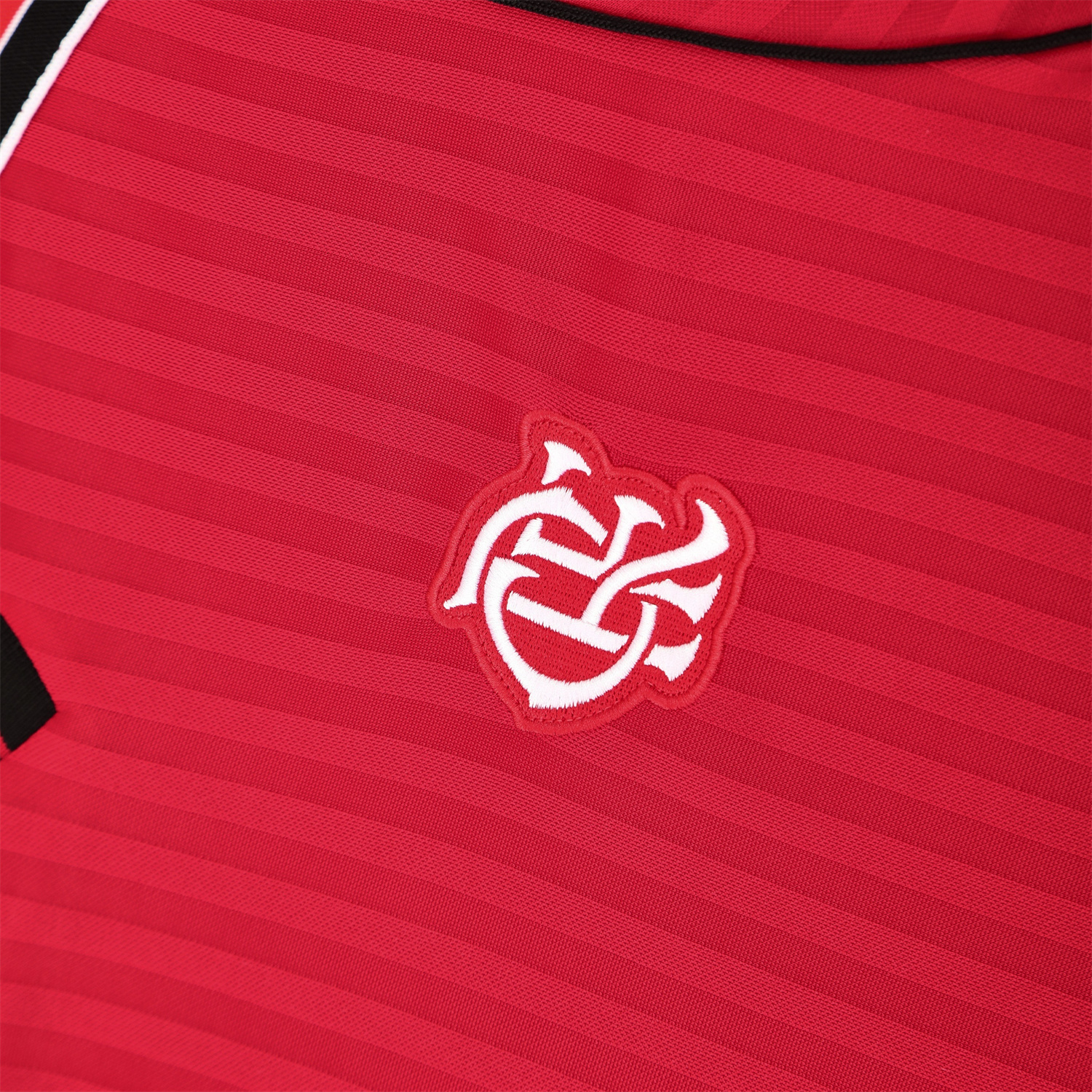 TKH-turbokithub-Flamengo 25-26 Short-Sleeve Training Set - Red Top & Black Shorts