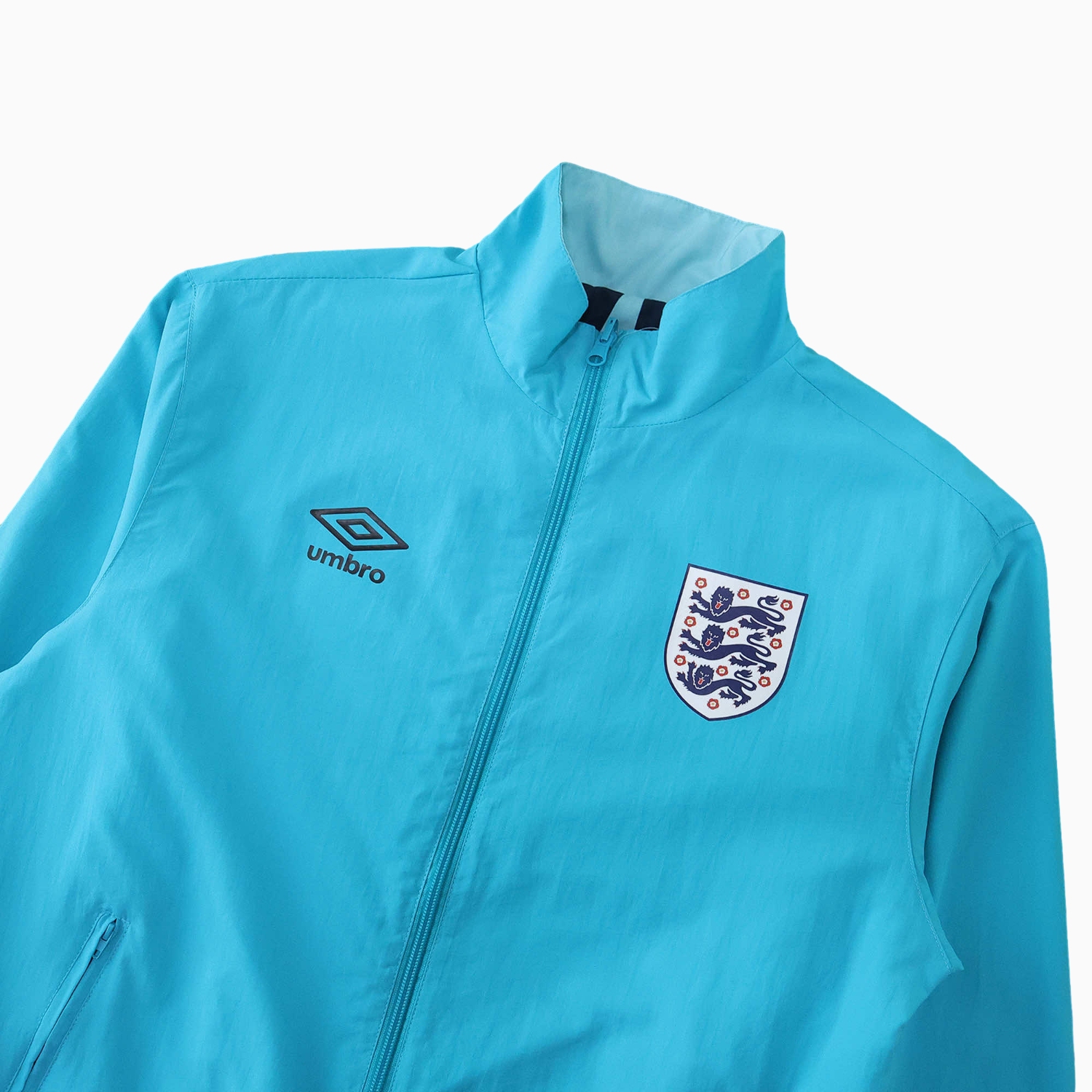 TKH-turbokithub-Retro England 1992 Double Sided Reversible Windbreaker - Blue & Green