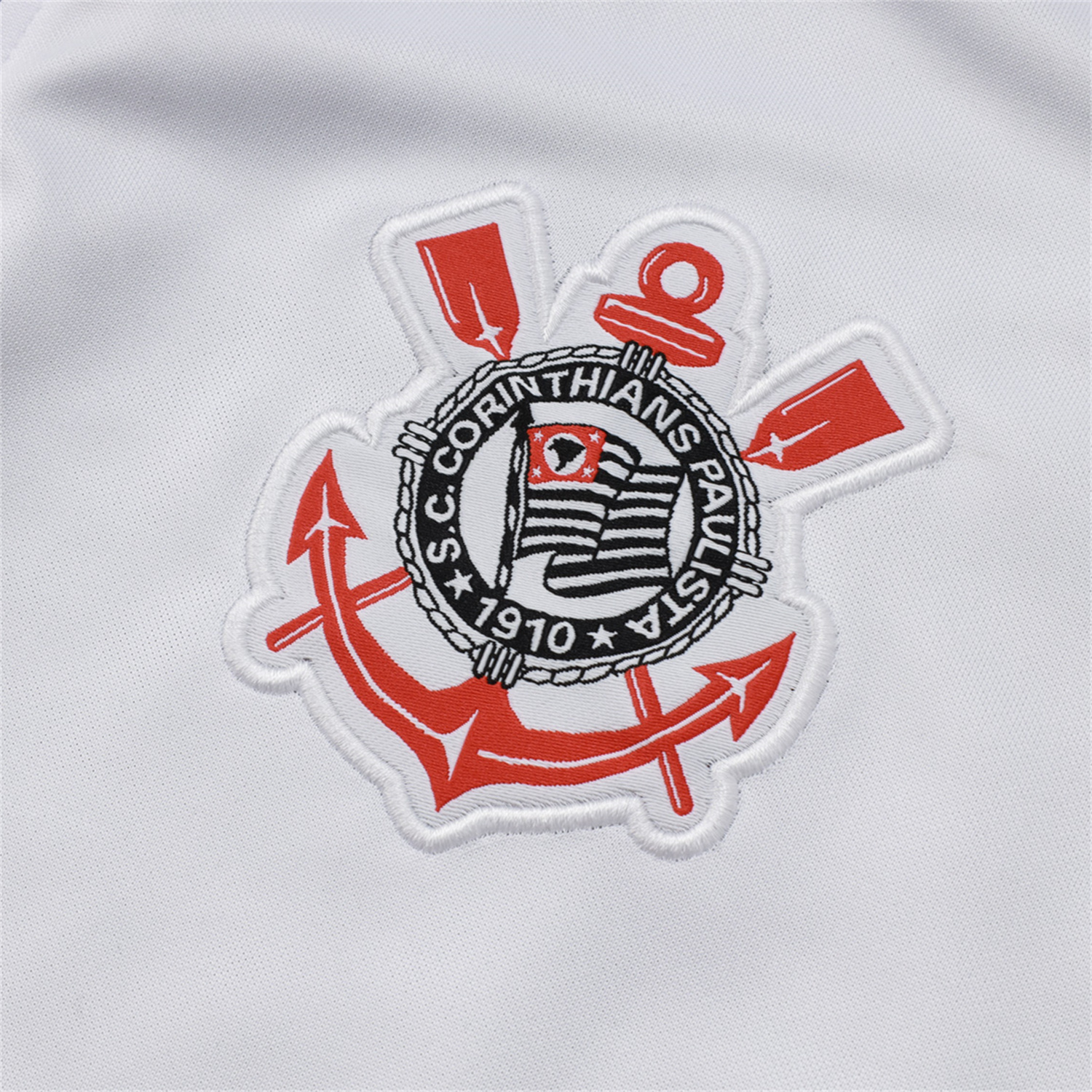 TKH-turbokithub-Corinthians 25-26 Jacket Training Tracksuit - White Jackets & Black Pants