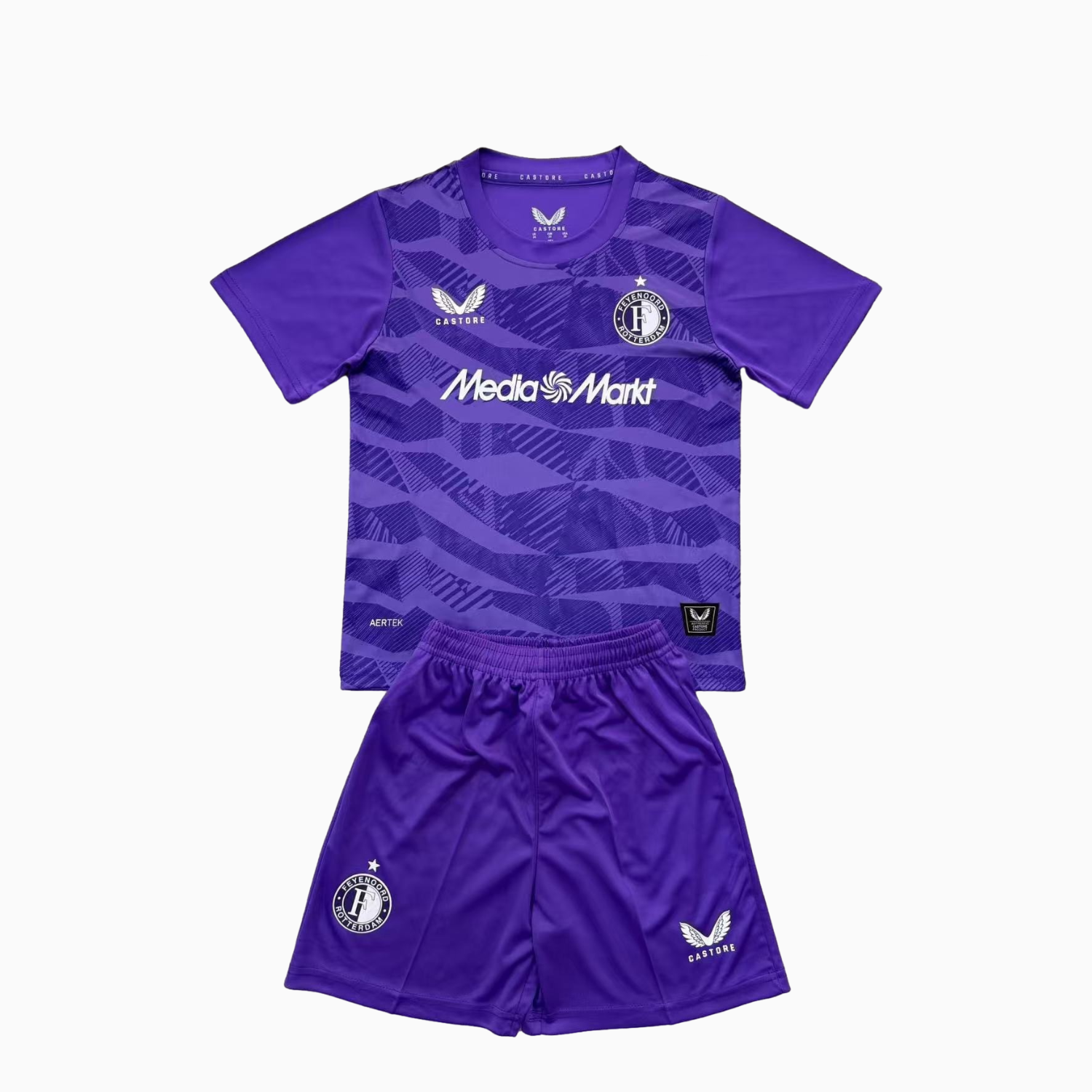 TKH-turbokithub-Feyenoord 25-26 Purple Goalkeeper Men's Adult Jersey Set - Fans Version