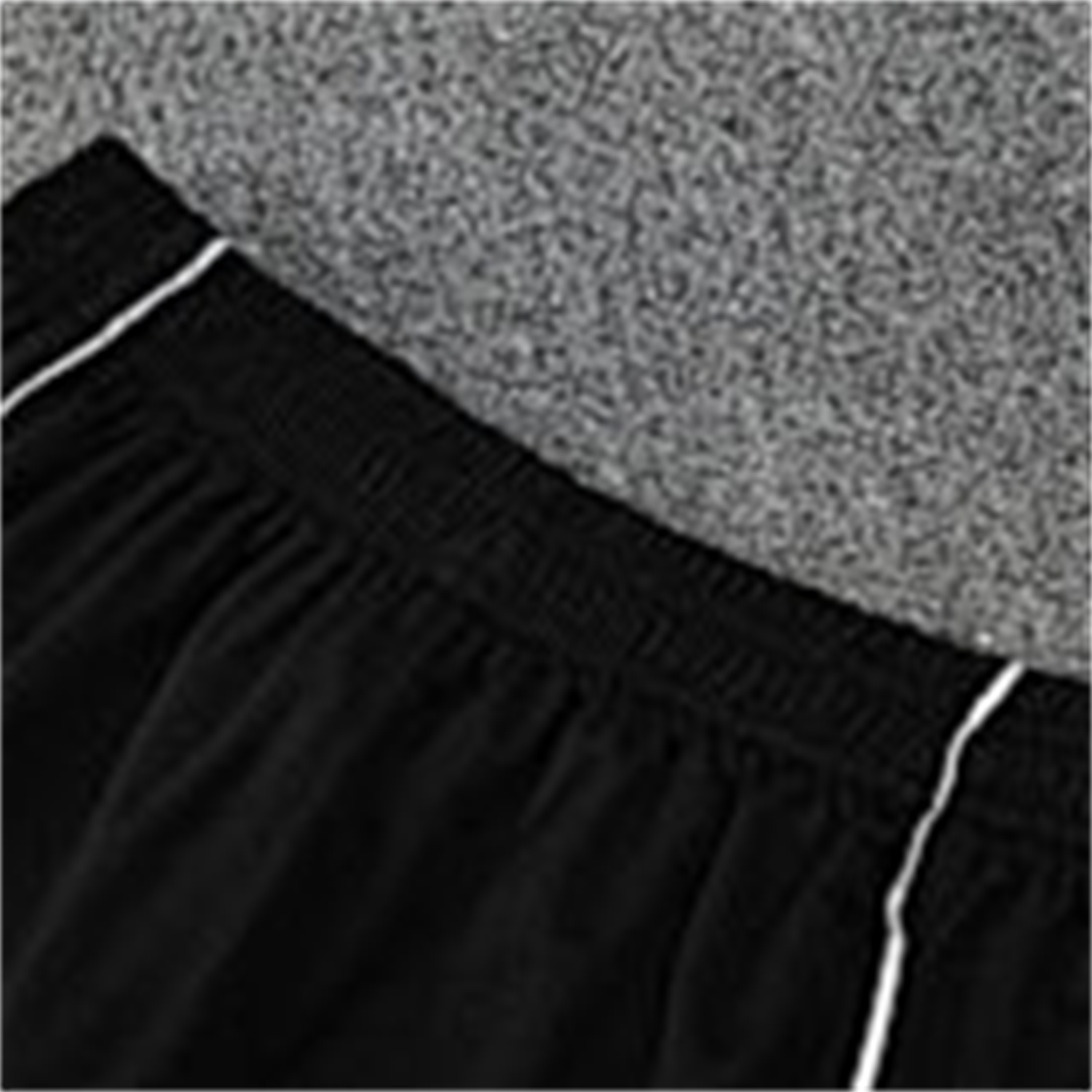 TKH-turbokithub-INT M.A.M 25-26 Short-Sleeve Training Set - Light Grey Stripes Black Top & Black Shorts